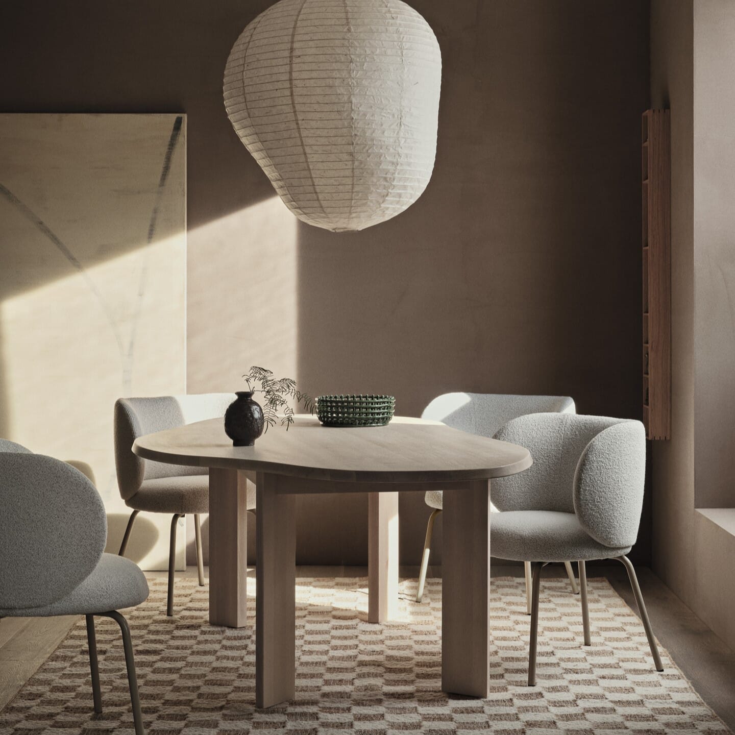 Spisebord Tarn Hvit Oljet Bøk 220cm - Bilde 2