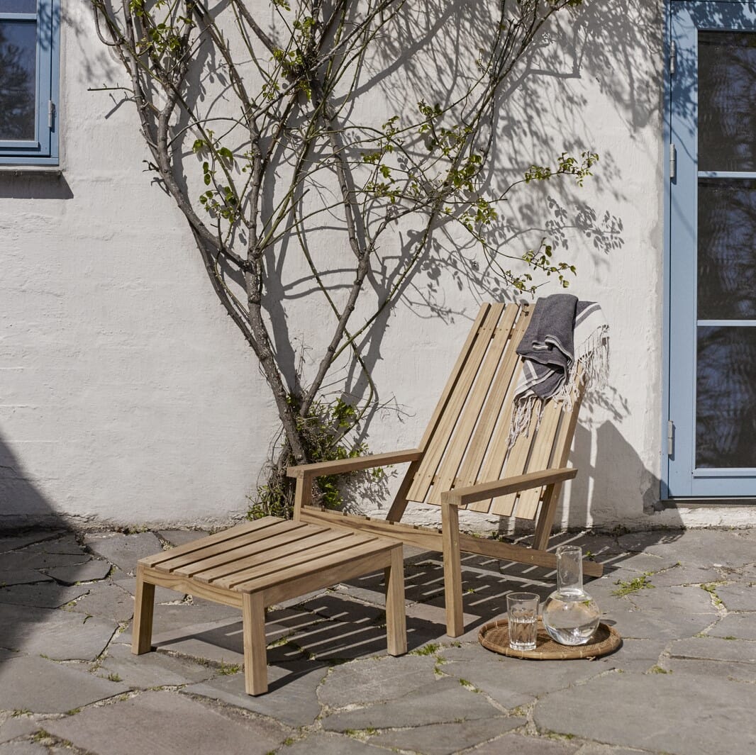 Deck Stool Between Lines teak - Bilde 2