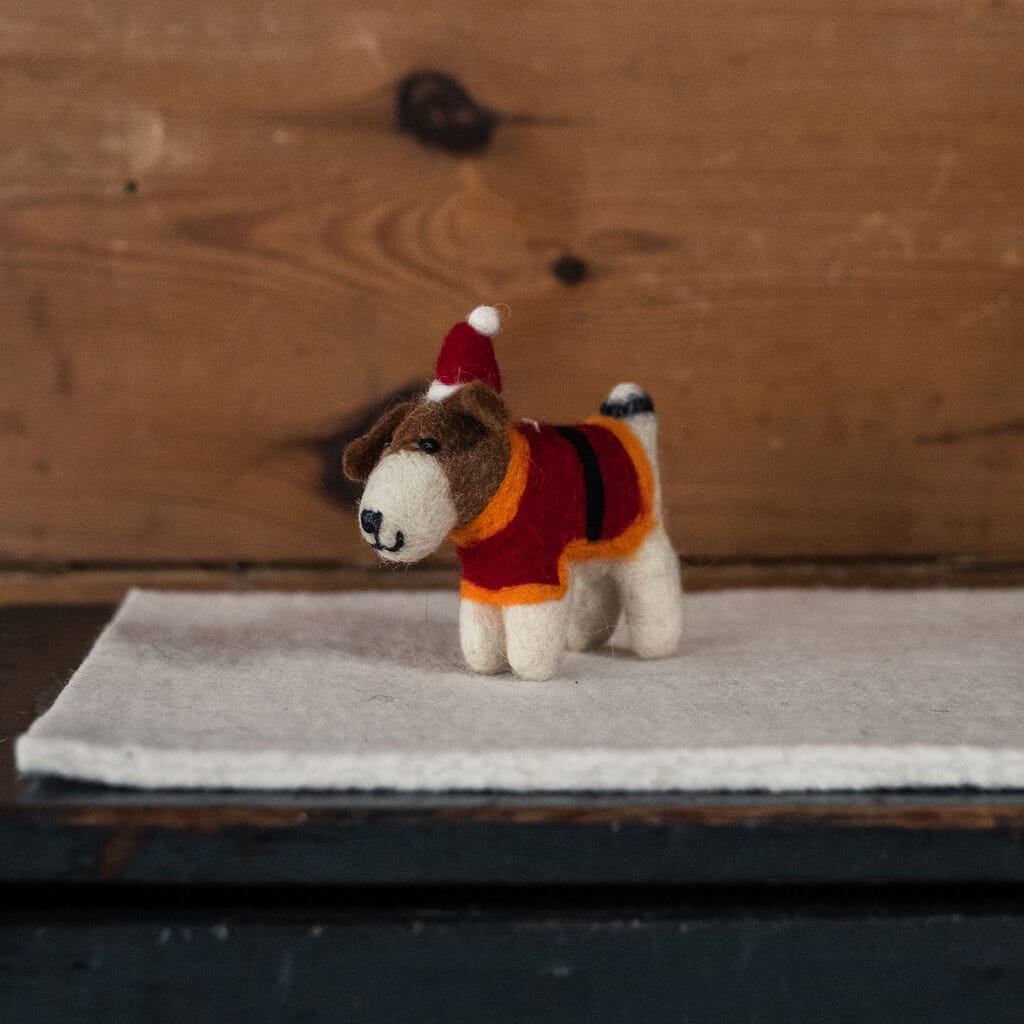 Fido med nissedrakt - Hovedbilde