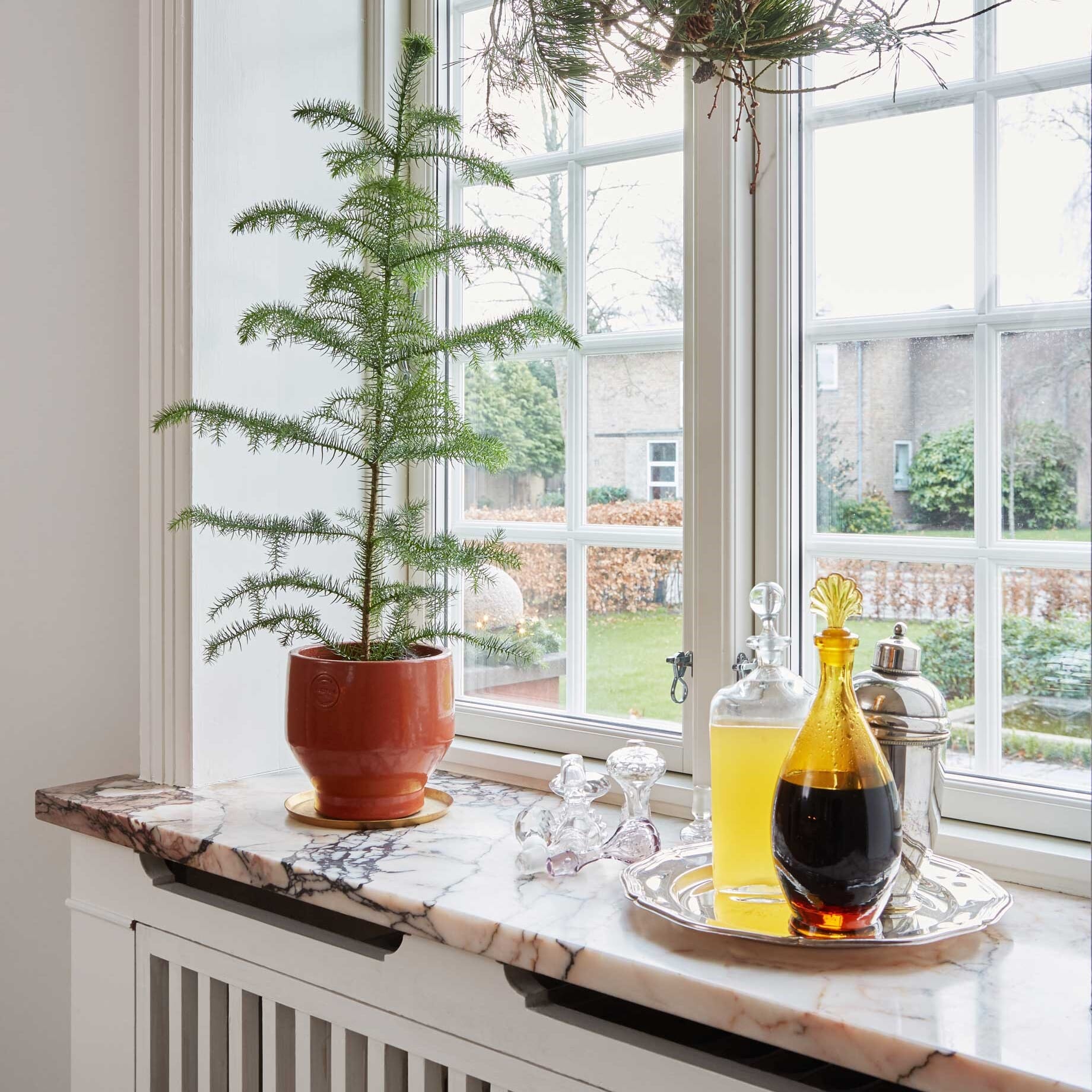 Blomsterpotte Edge Burned Red Ø:18 - Bilde 3