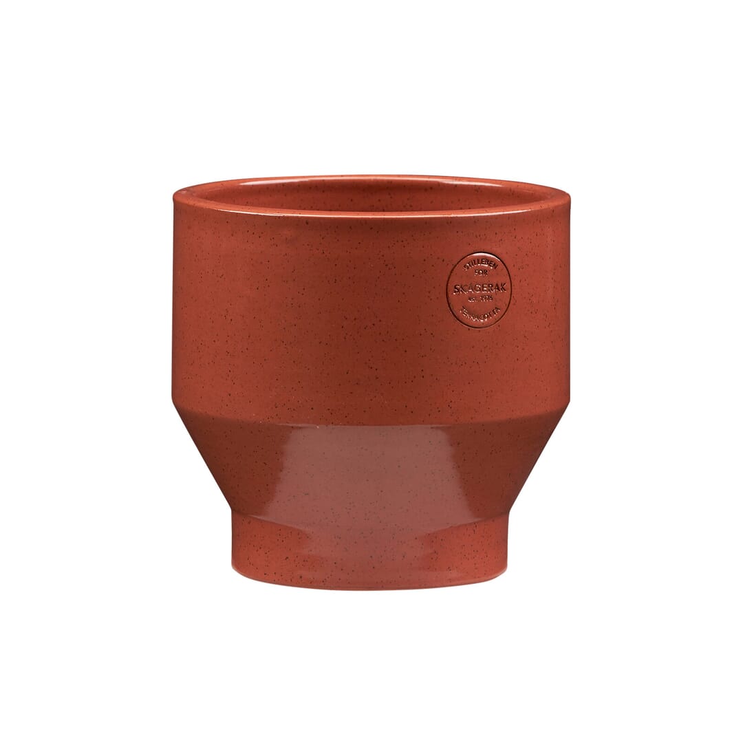 Blomsterpotte Edge Burned Red Ø:25 - Bilde 2