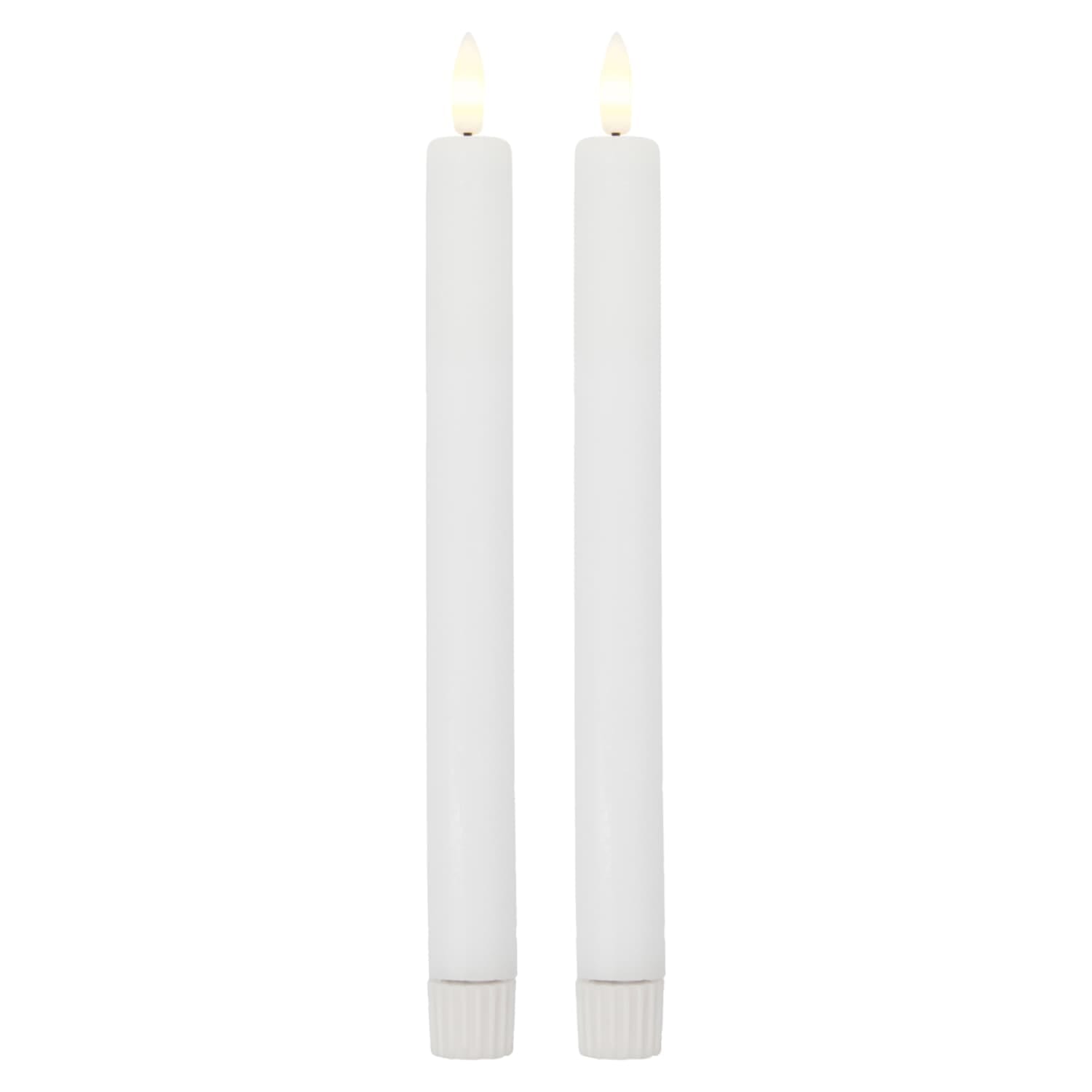 2 stk | Ledlys Hvit H24,5