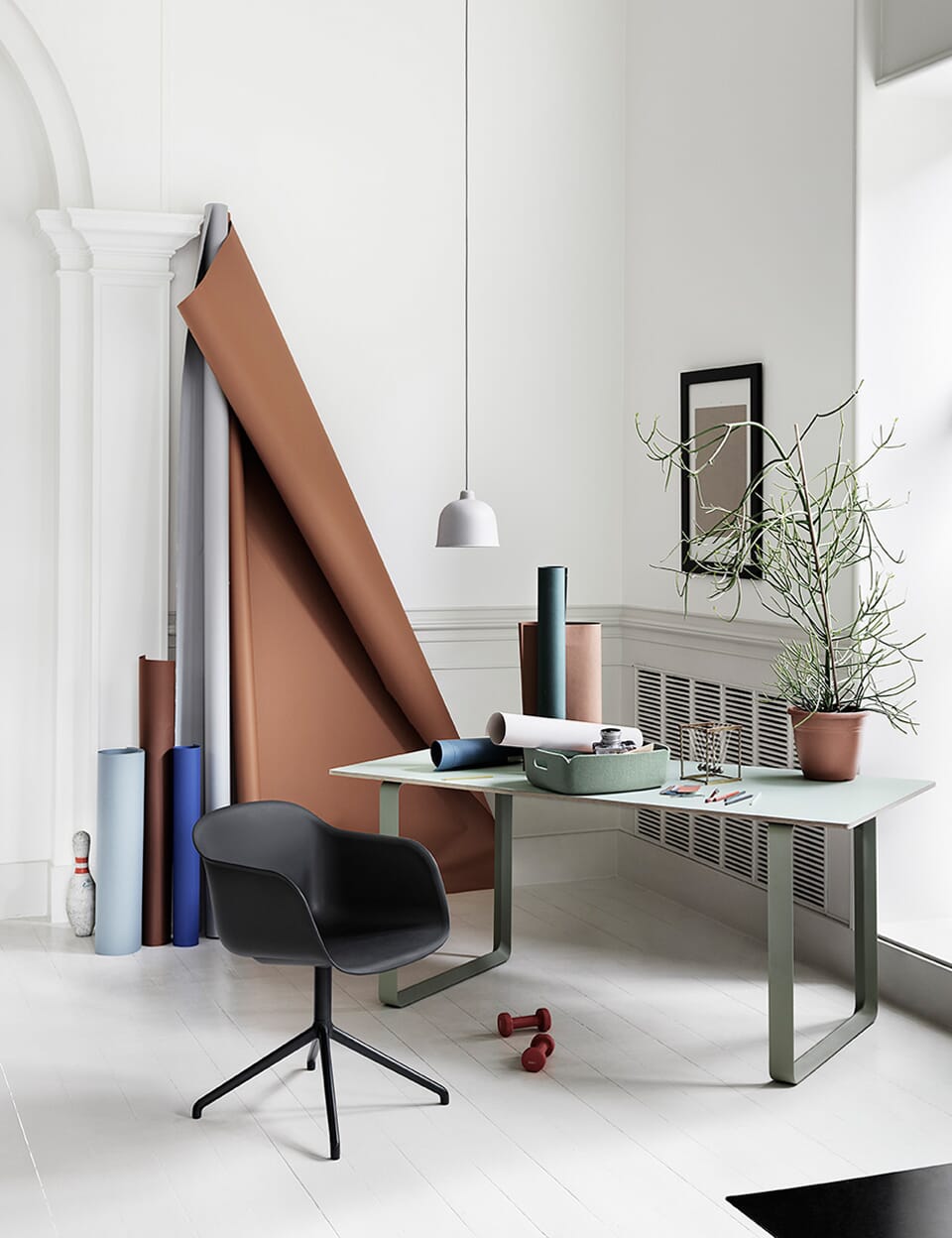 Fiber Chair Swivel Base - Bilde 2