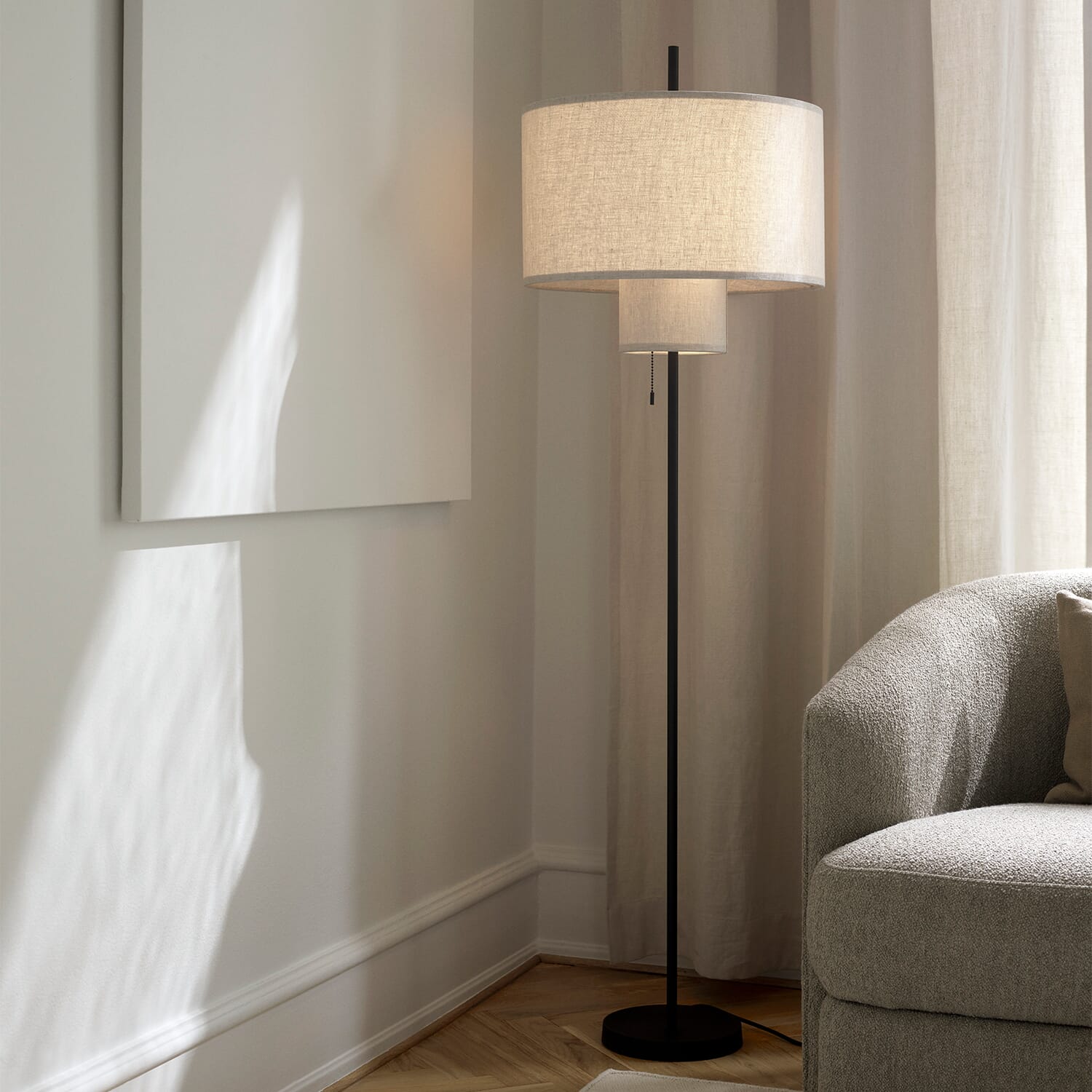 Margin Gulvlampe Beige - Bilde 2