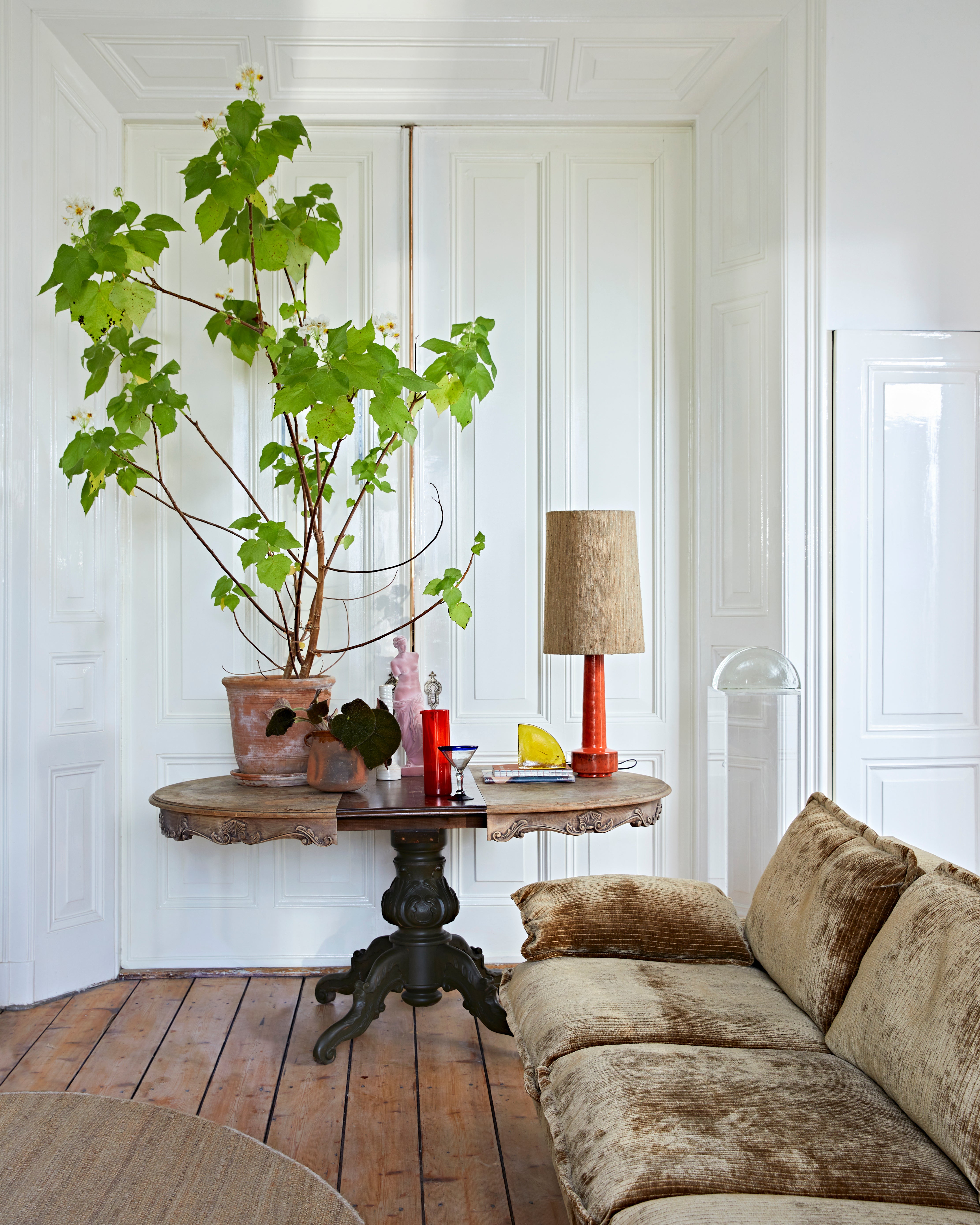 Sofa Retro Aged Gold 3 seter