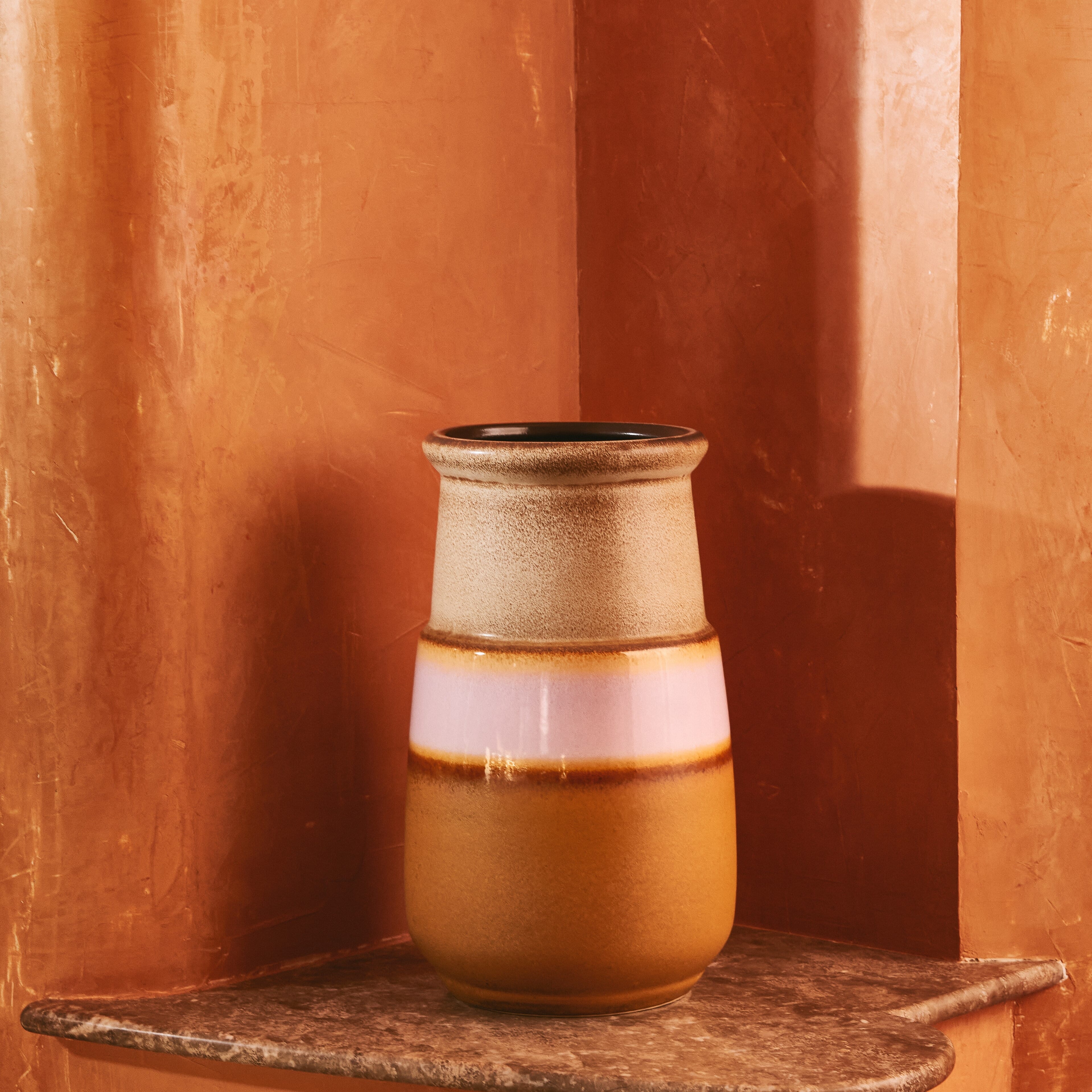 Vase Grand Floor Caramel H:43,5 - Hovedbilde