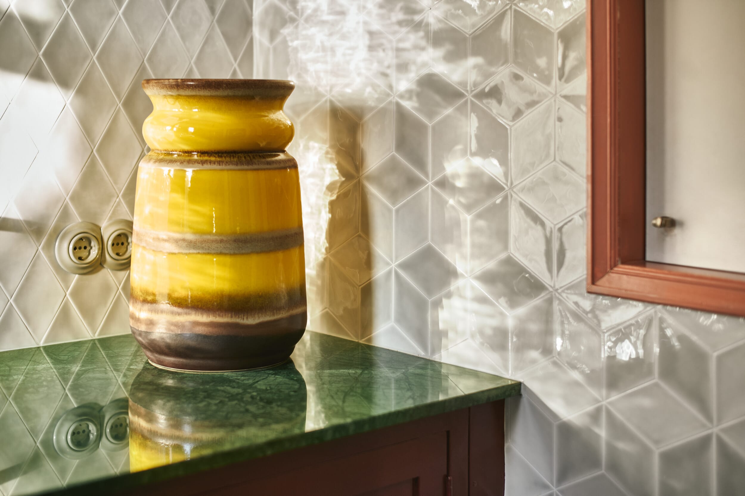 Vase Grand Floor Honey H:46 - Bilde 3