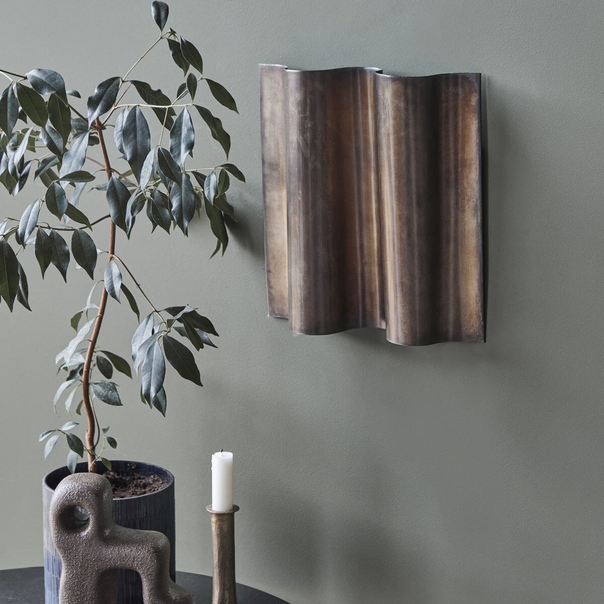 Veggdekorasjon Faha Antique Brown - Hovedbilde