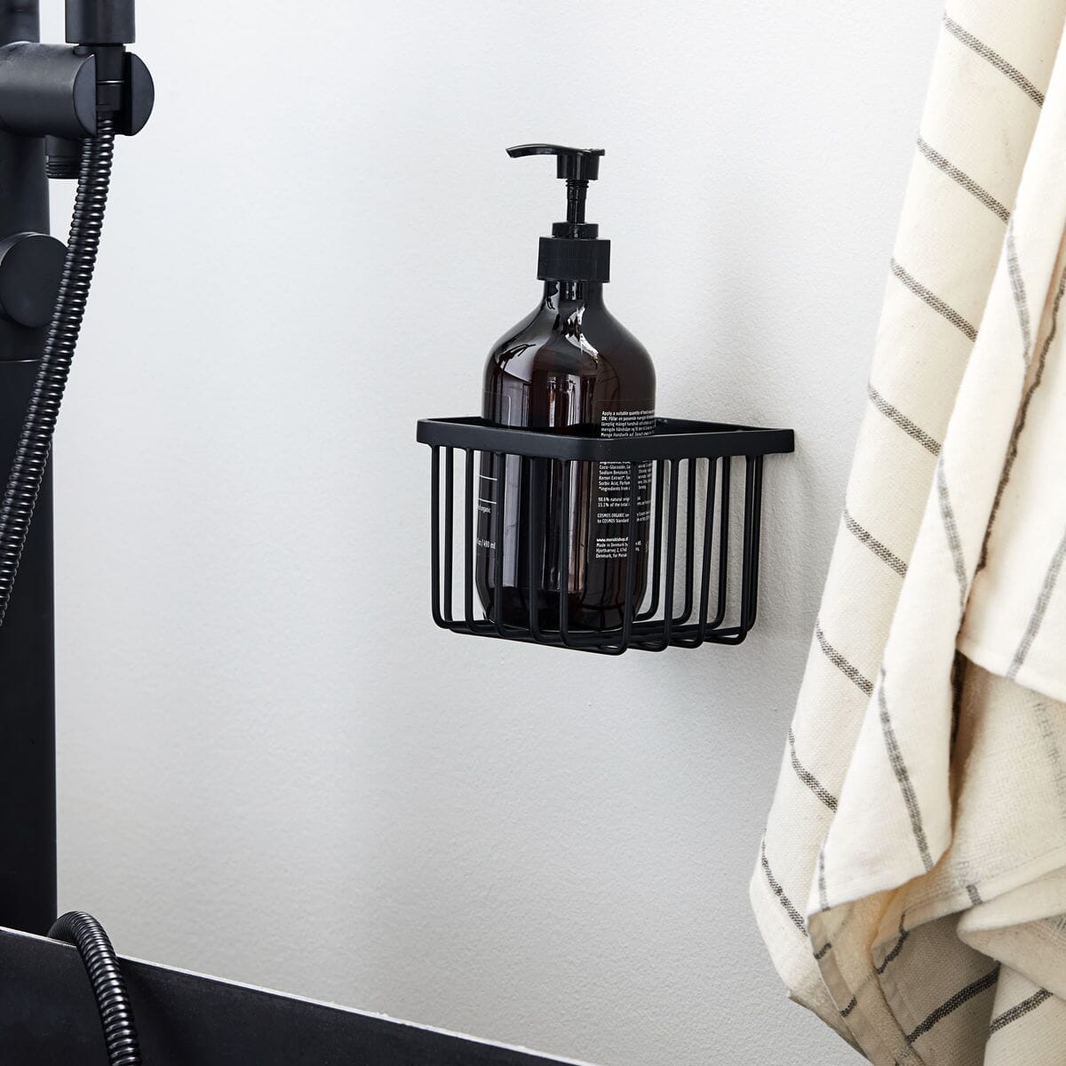 Kurv BATH Svart S - Hovedbilde