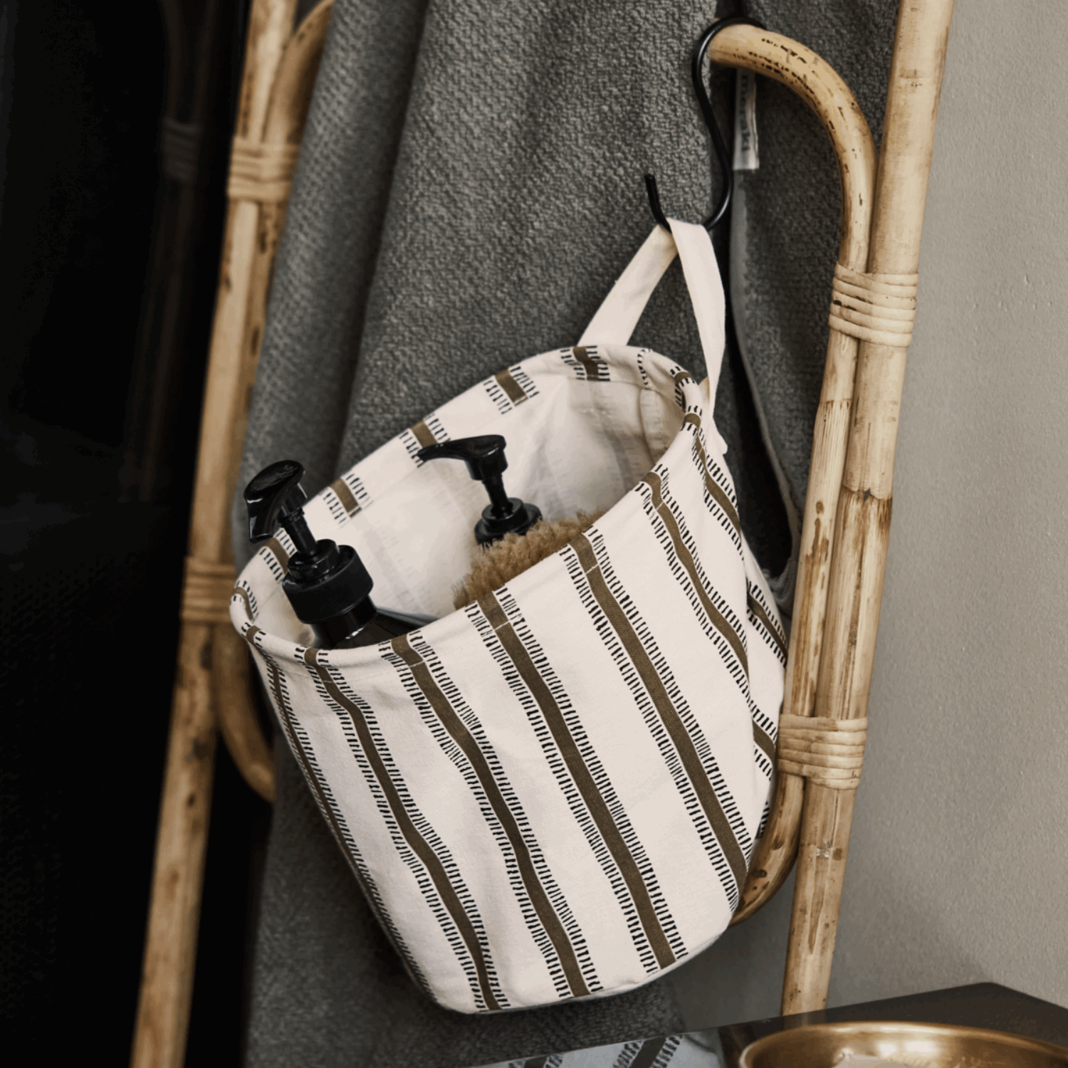 Oppbevaringskurv Vibes Lysebrun H:20 - Hovedbilde