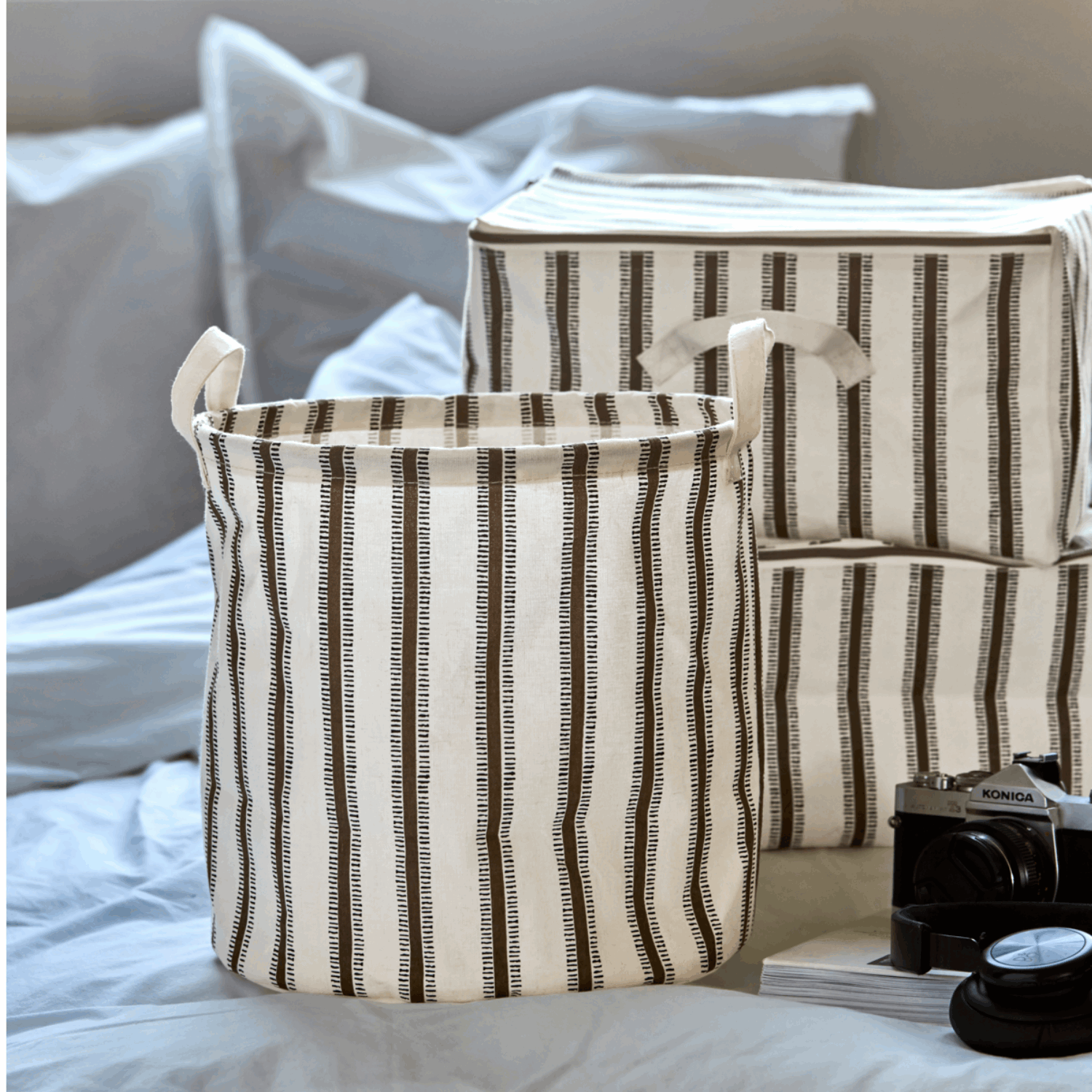 Oppbevaringskurv Vibes Lysebrun H:30 - Bilde 2