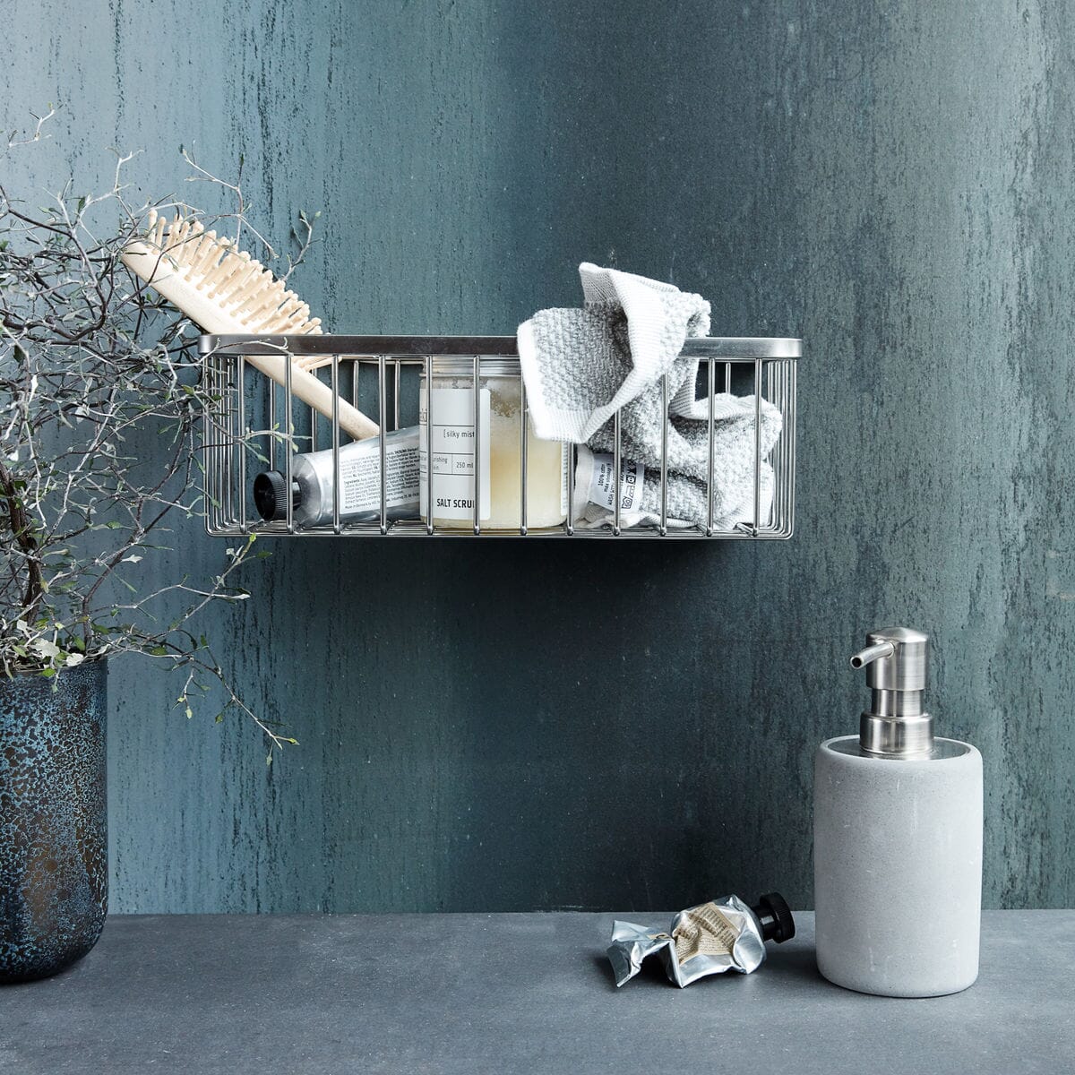 Kurv BATH Silver - Hovedbilde