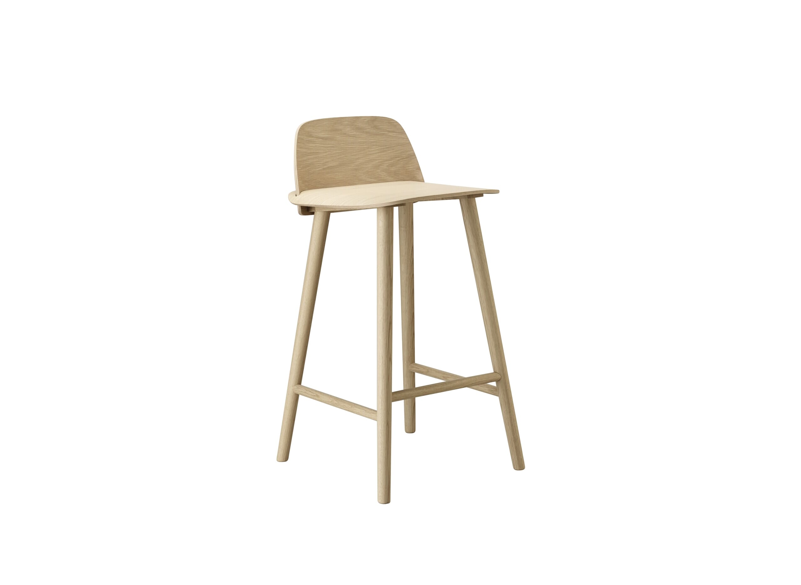 Nerd Bar Stool H:65 Oak - Bilde 3