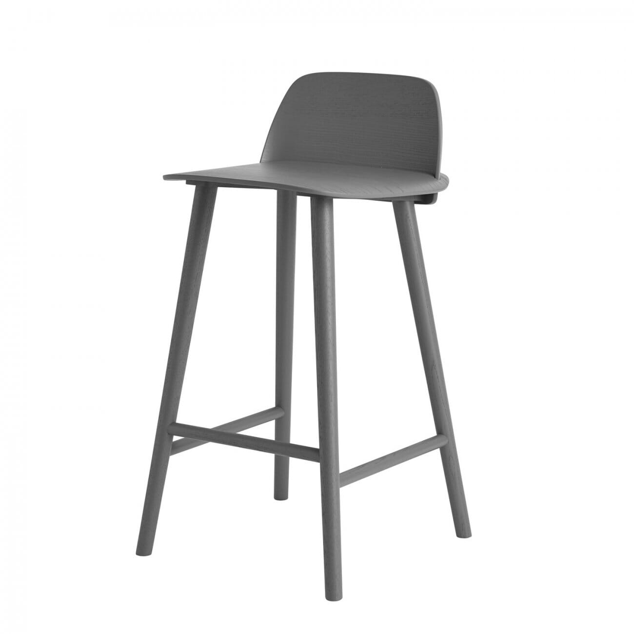 Nerd Bar Stool H:65 Dark Grey - Hovedbilde