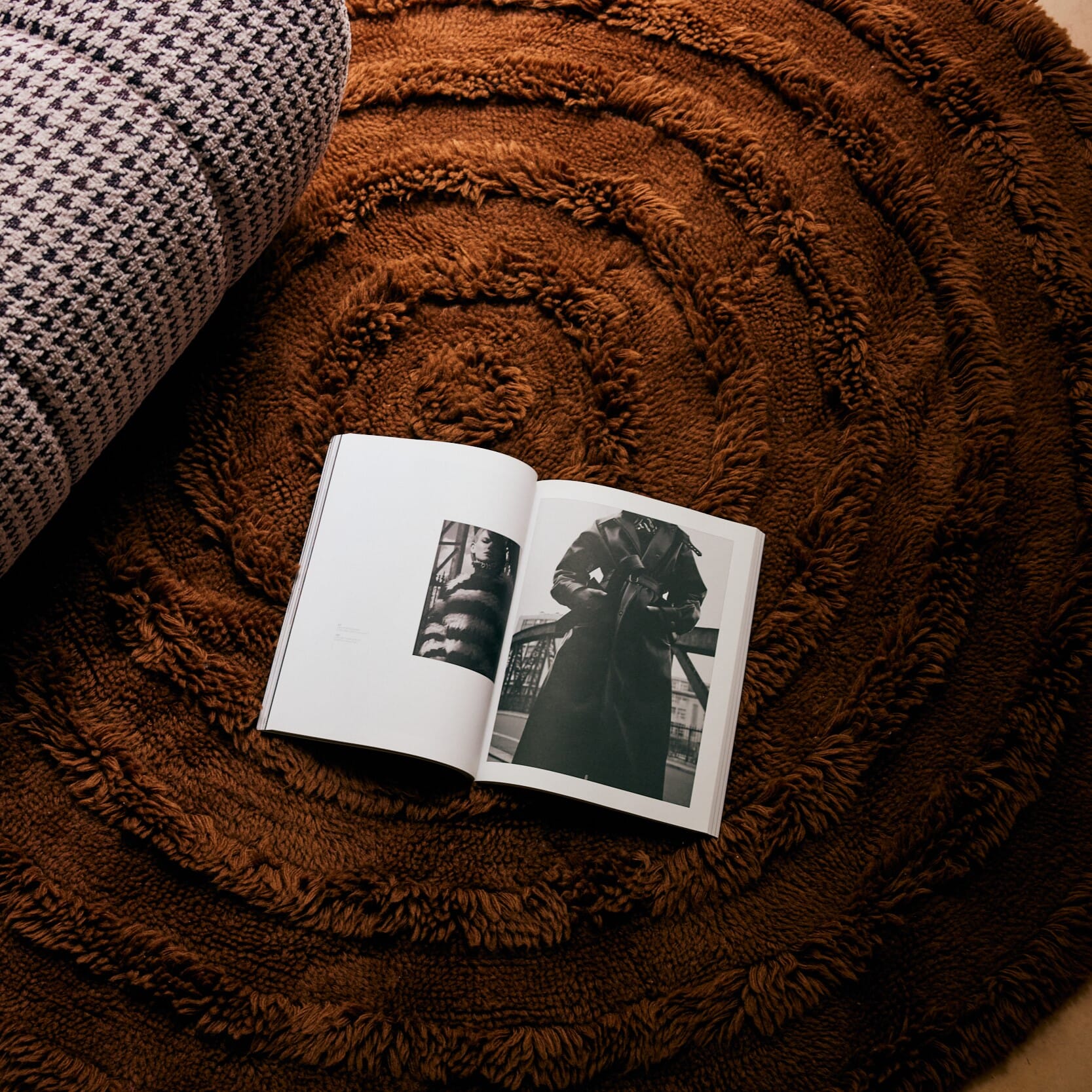 Gulvteppe Mahogany Brown Ø:150 - Bilde 3