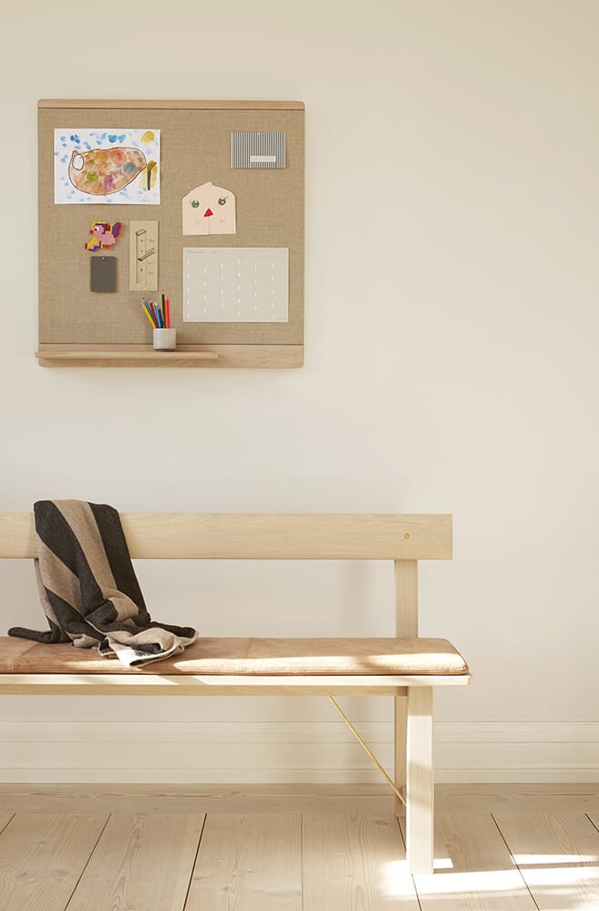 Rim Oppslagstavle Hvitoljet Eik 75x75 - Bilde 4