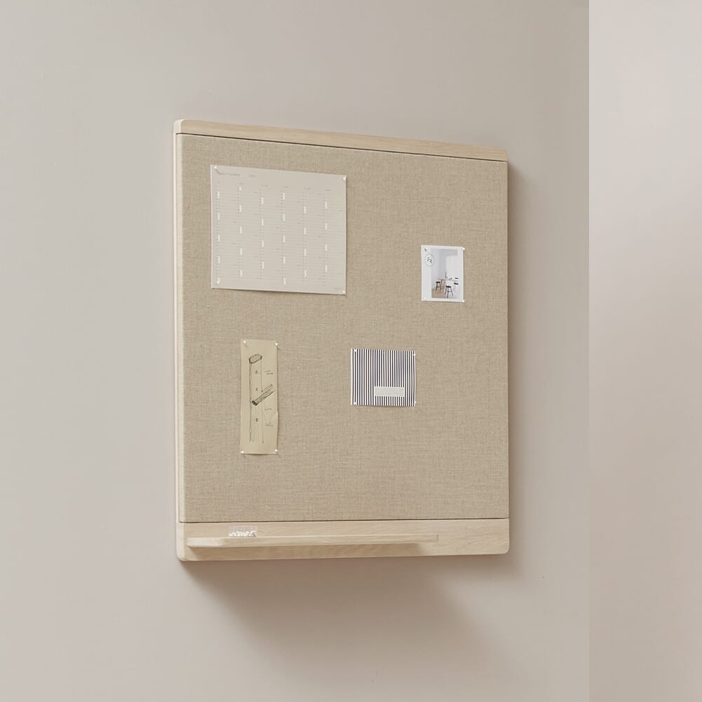 Rim Oppslagstavle Hvitoljet Eik 75x75 - Bilde 3