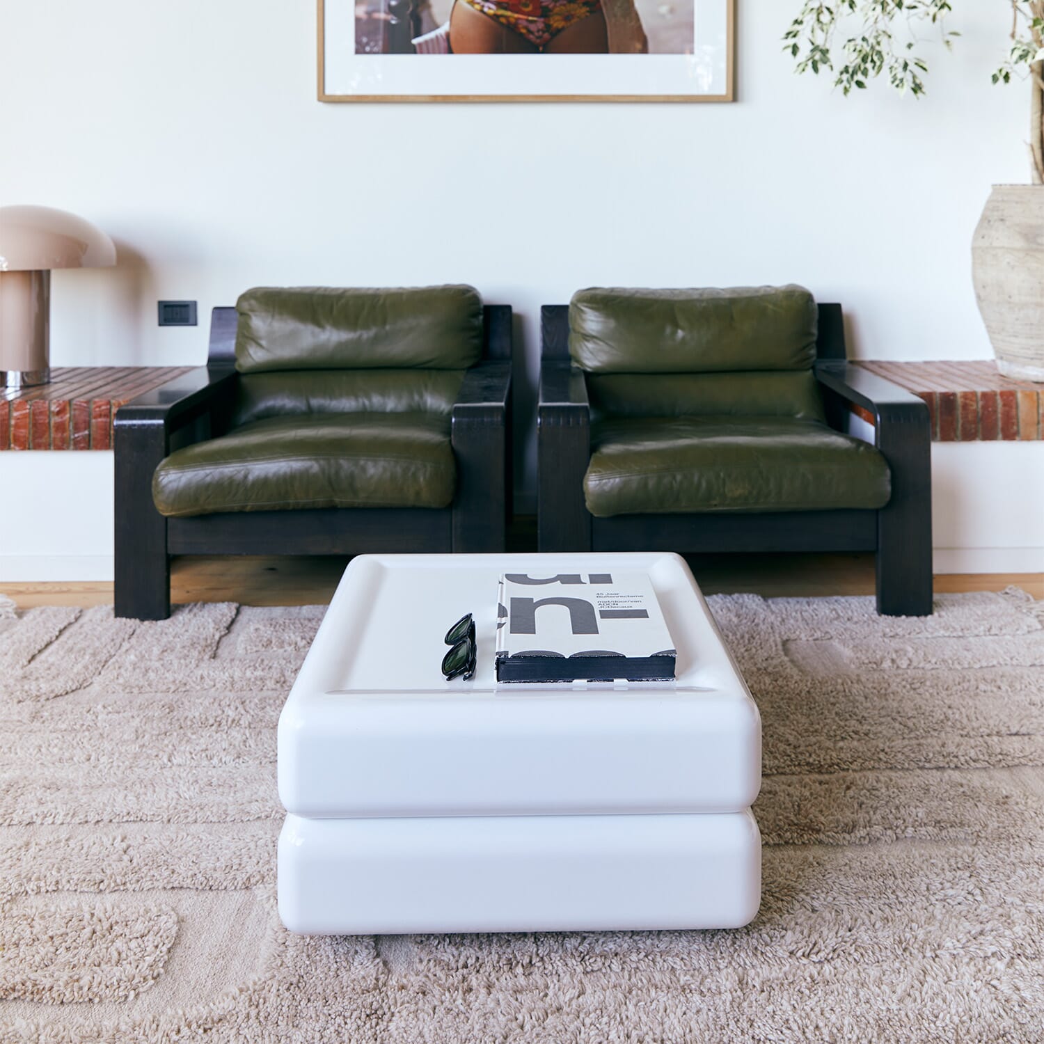 Tufted rug limestone (200x300cm) - Bilde 2