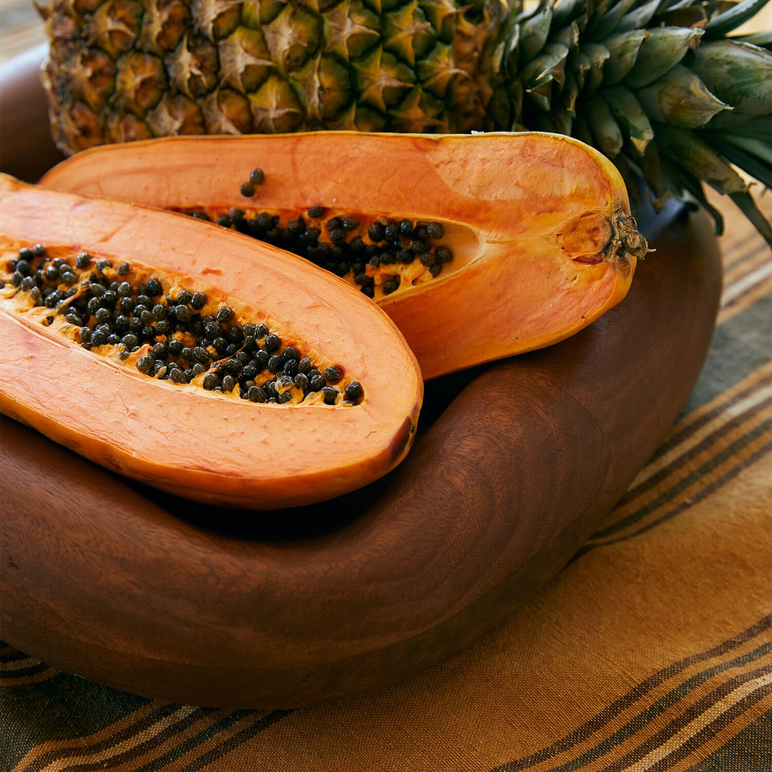 Wooden fruit bowl - Bilde 4