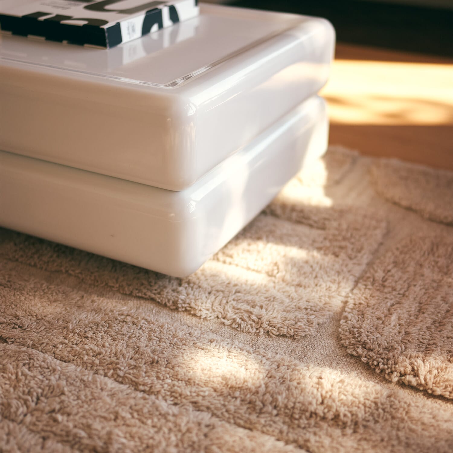 Tufted rug limestone (160x230cm) - Bilde 3
