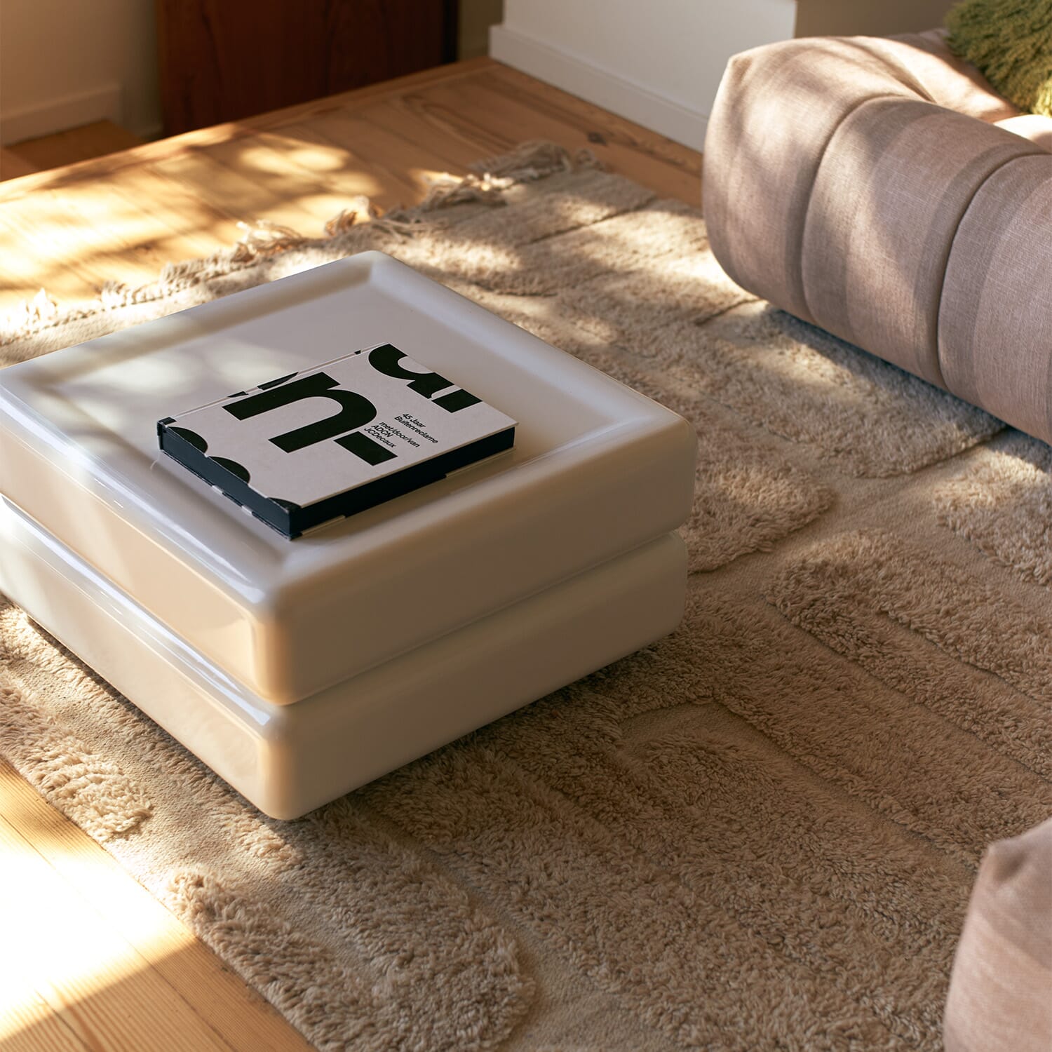 Tufted rug limestone (160x230cm) - Bilde 2