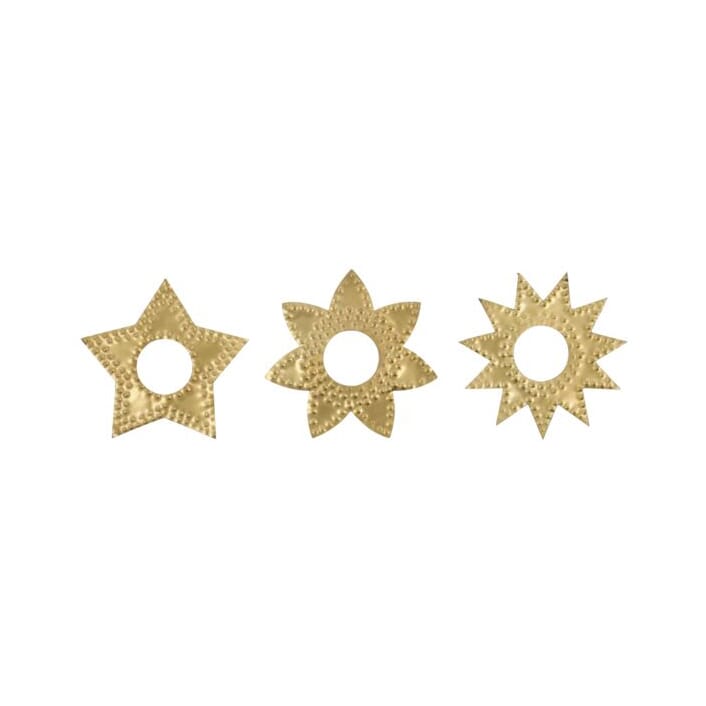 3 stk | Lysmansjetter Star - Hovedbilde