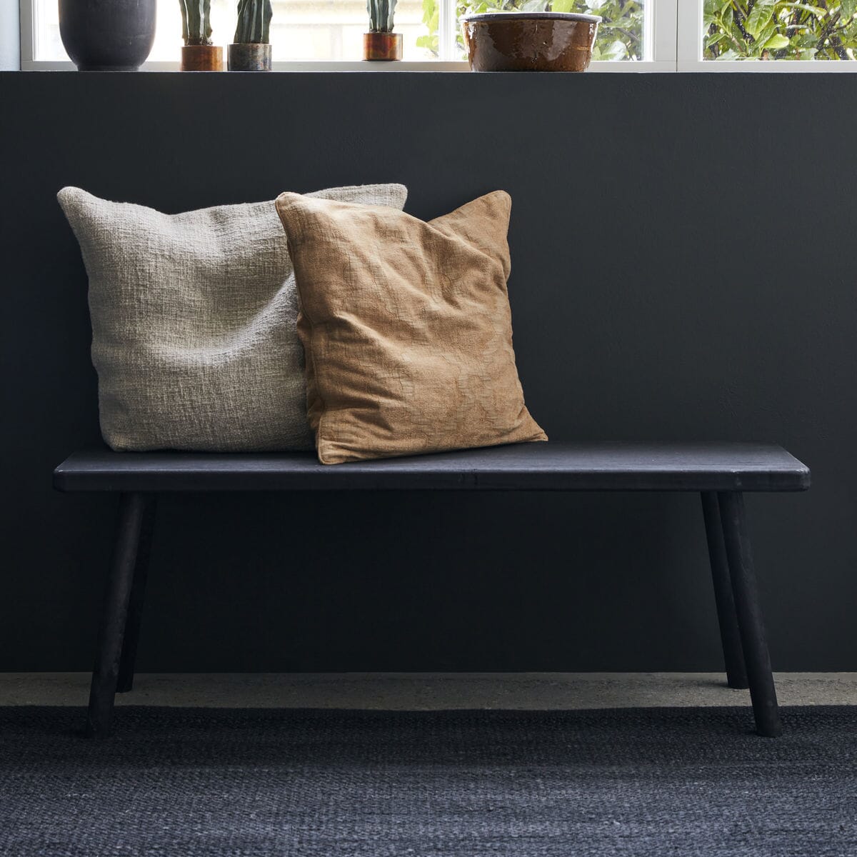 Sidebord/Benk Nadi Svart L:120 - Hovedbilde