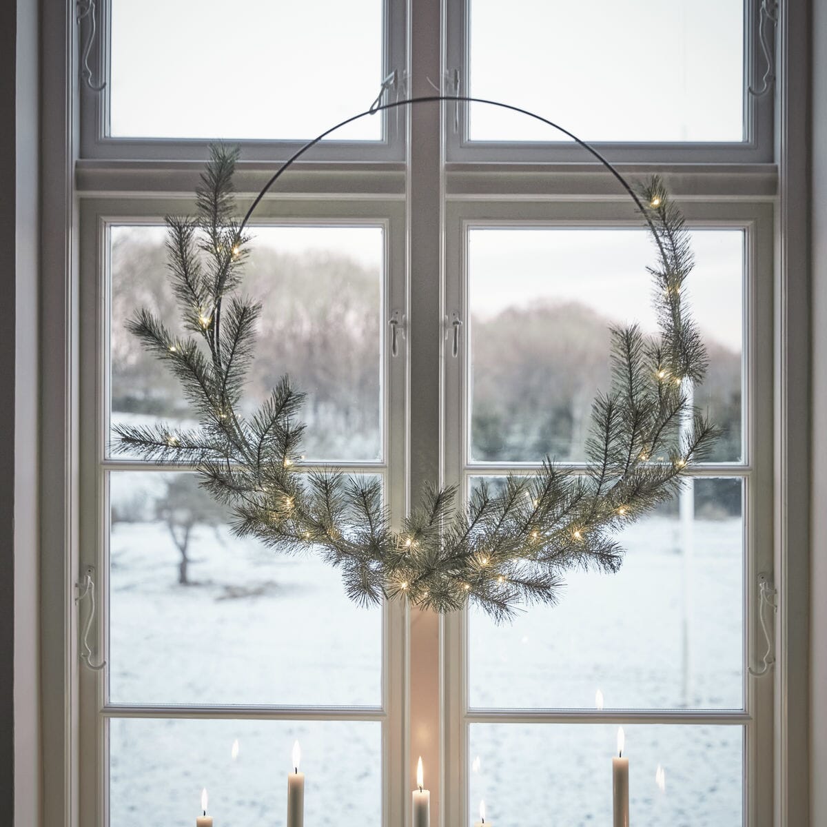 Krans m/ LED-lys Giant 65 cm - Hovedbilde