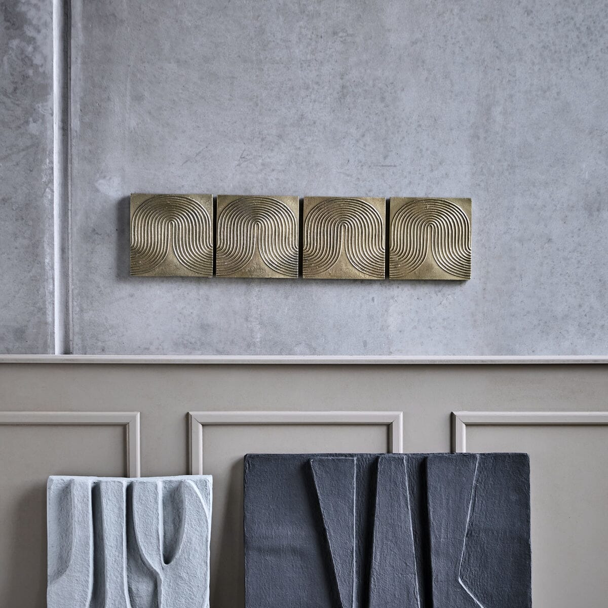 4 stk | Veggkunst List Antique Gold - Hovedbilde