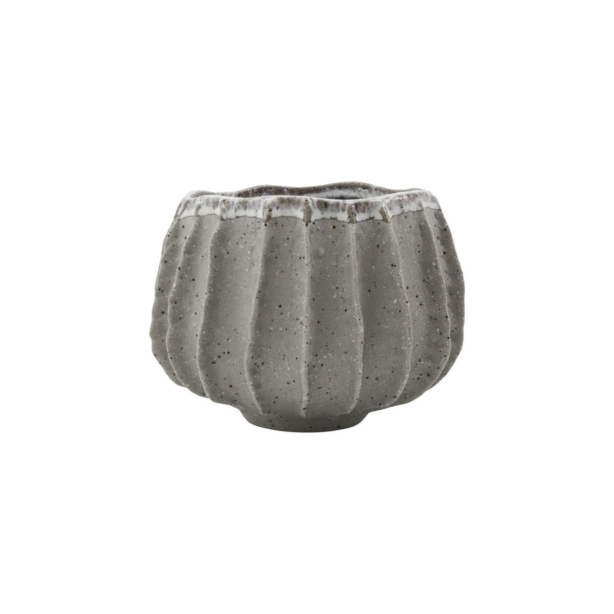 Blomsterpotte Shell Beige/grey - Bilde 2