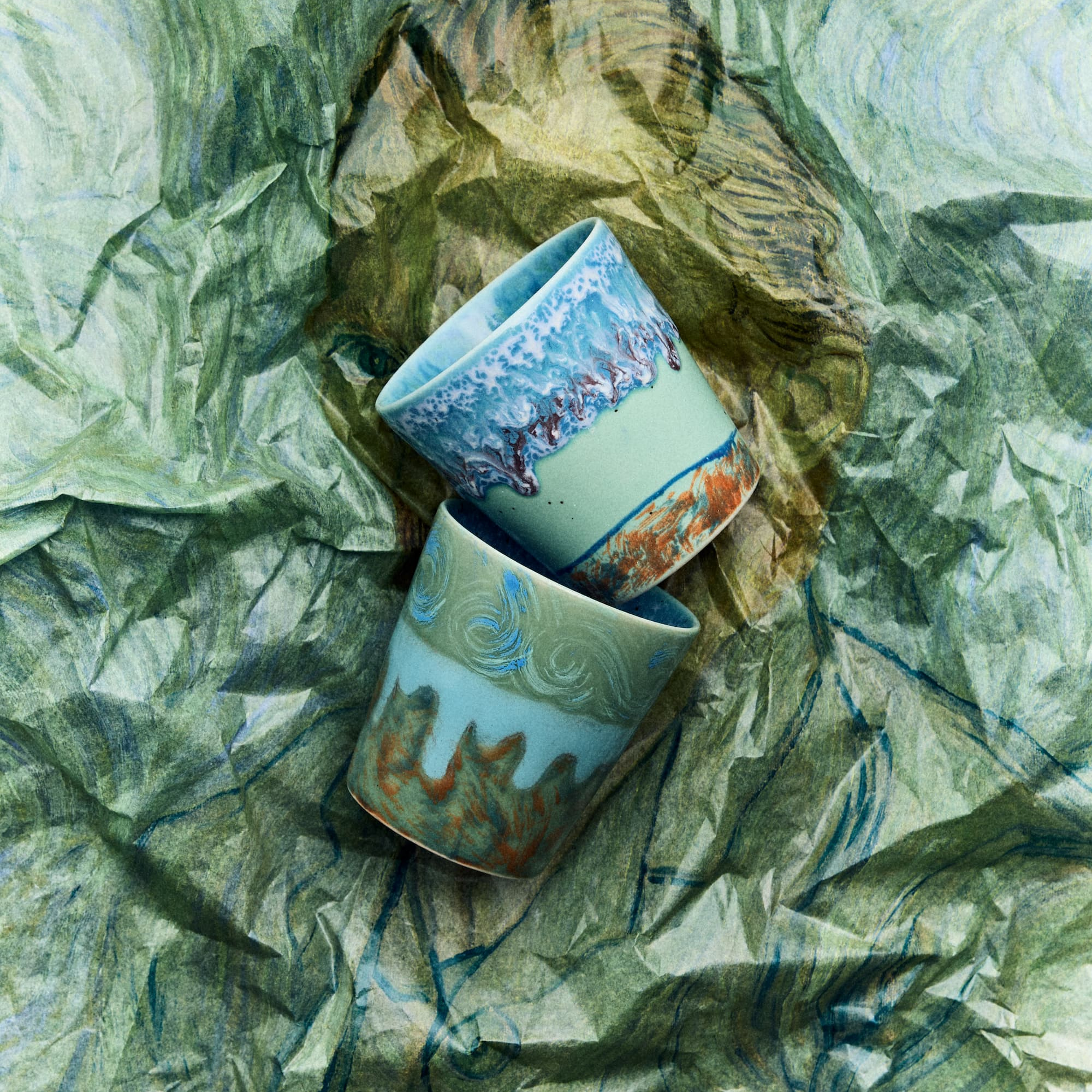 2 stk | Kopp Van Gogh Self Portrait