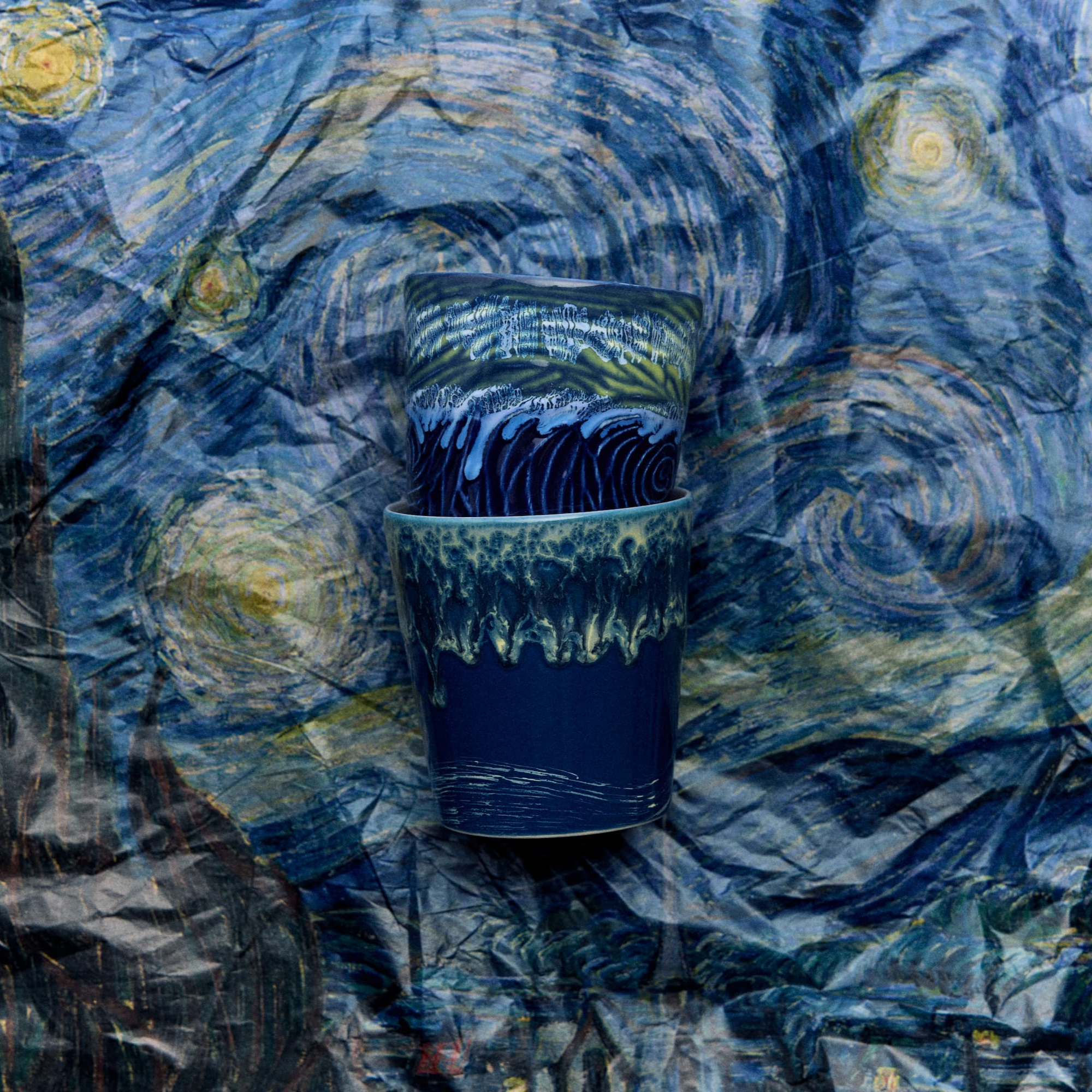 2 stk | Kopp Van Gogh Starry Night