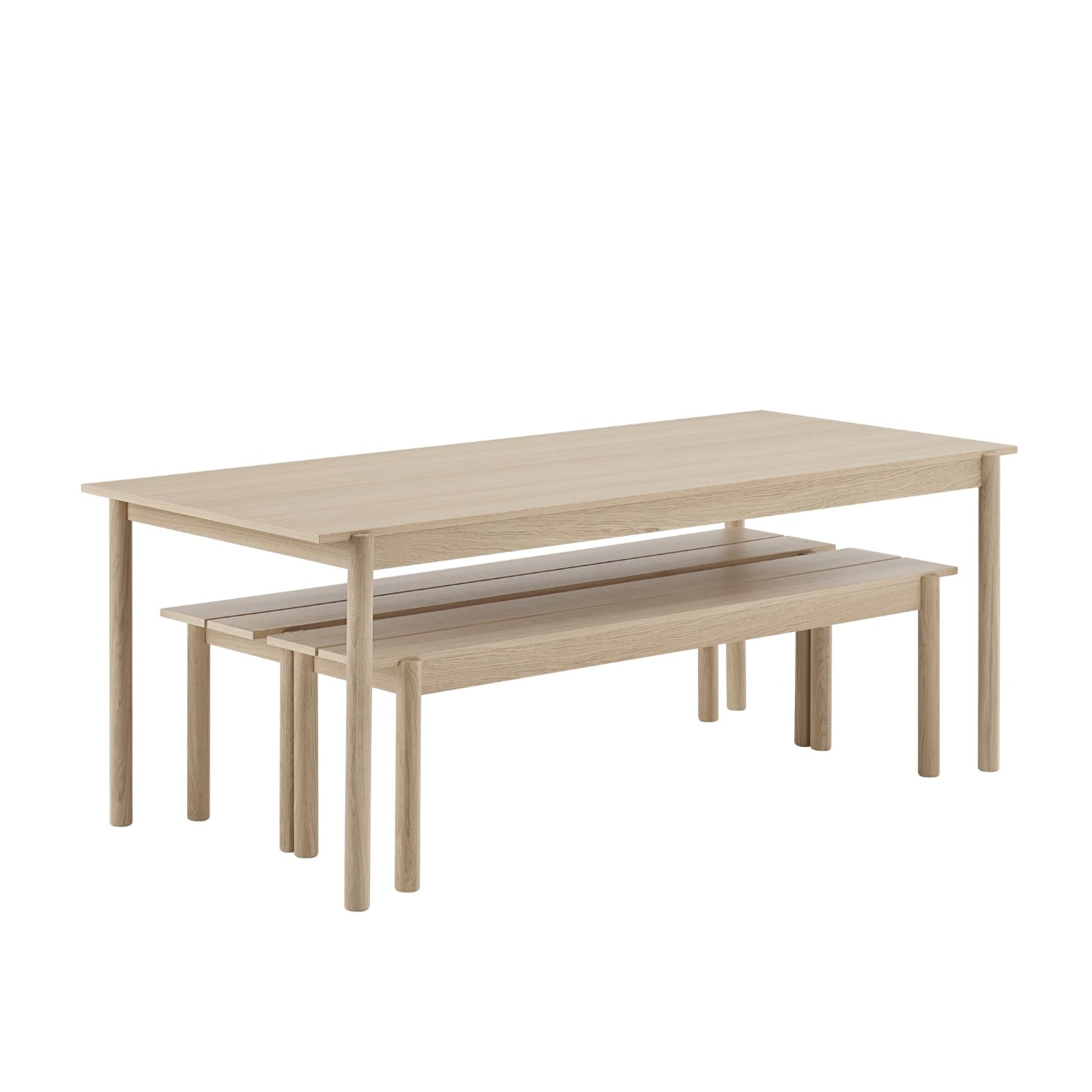 Linear Spisebord Eik 260x90 - Bilde 7