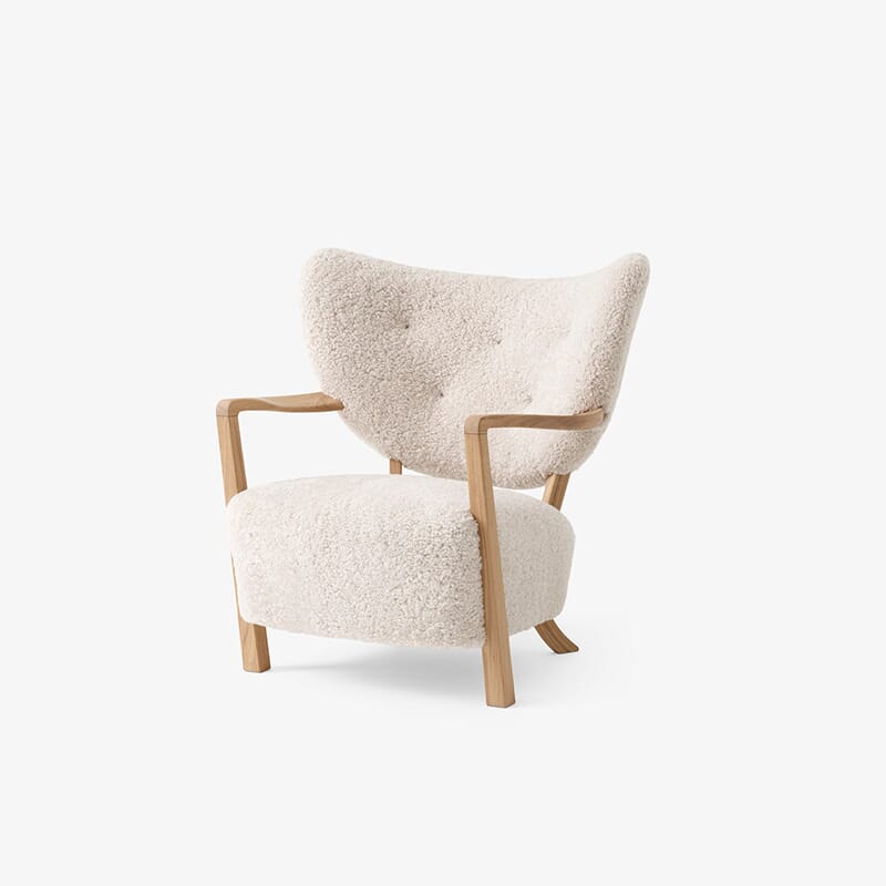 Wulff Stol + Puff Moonlight/Eik