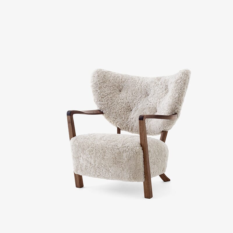 Wulff Stol + Puff Moonlight/Valnøtt - Bilde 7