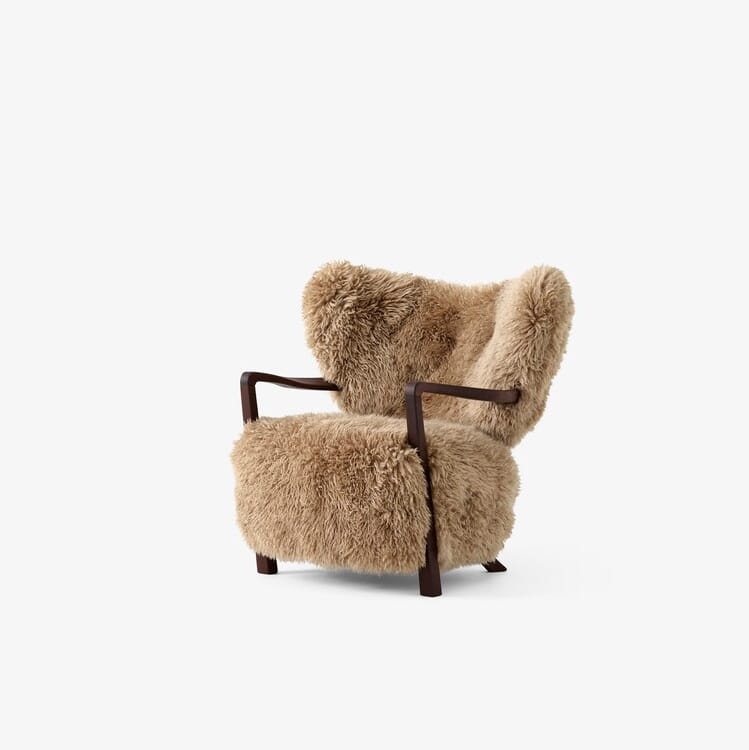 Wulff Stol + Puff Honey/Valnøtt - Bilde 3