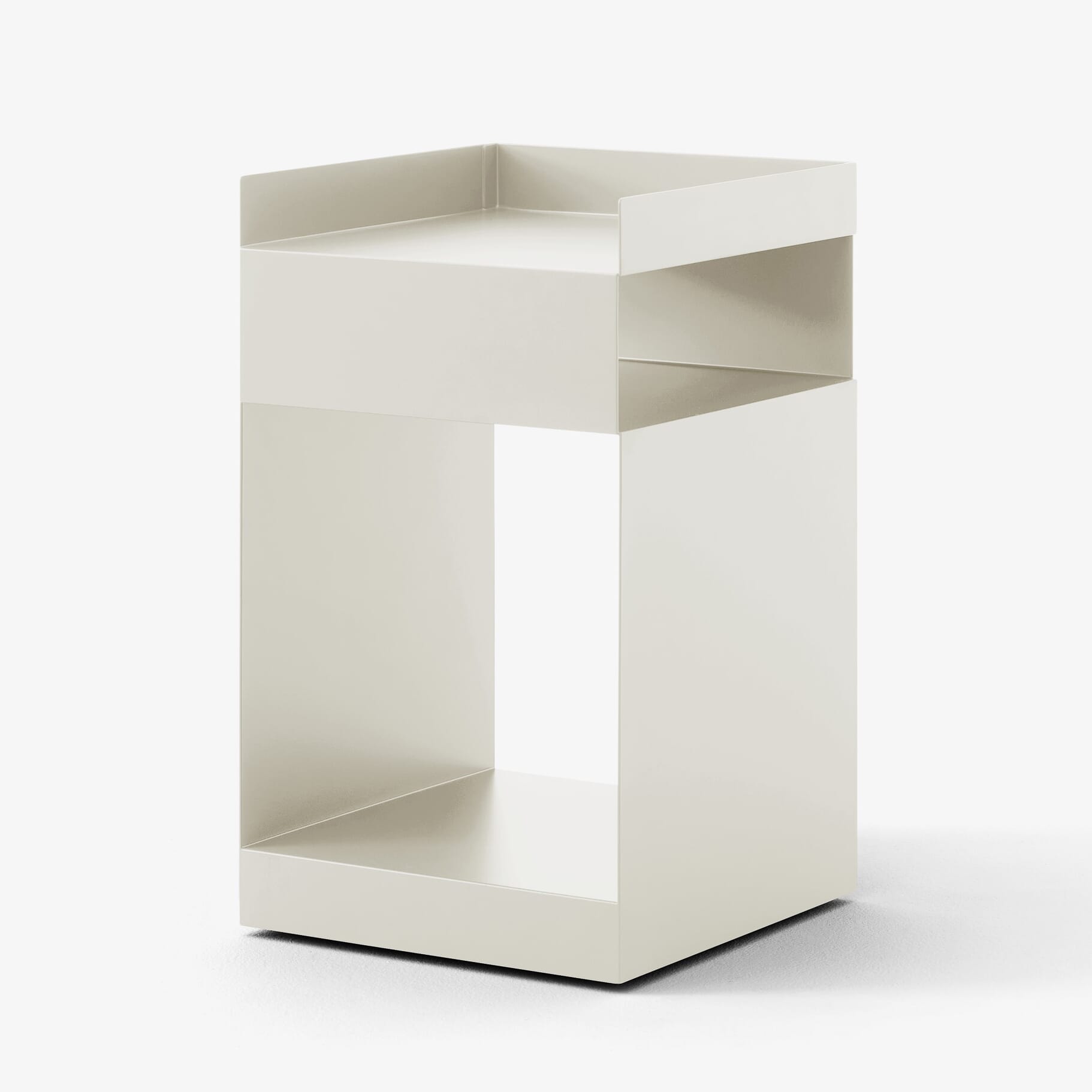 Rotate Sidebord med Oppbevaring SC73 Ivory - Hovedbilde