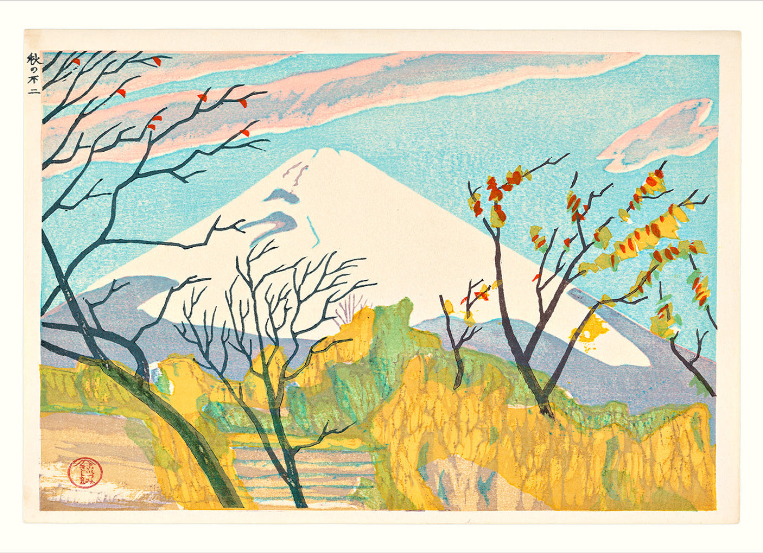 Bilde Fuji in Autumn 70x100