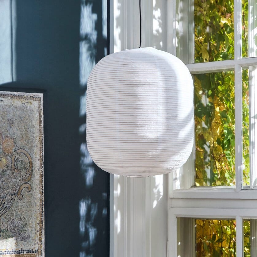 Rispapir  Lampeskjerm Oblong Ø:42 - Hovedbilde