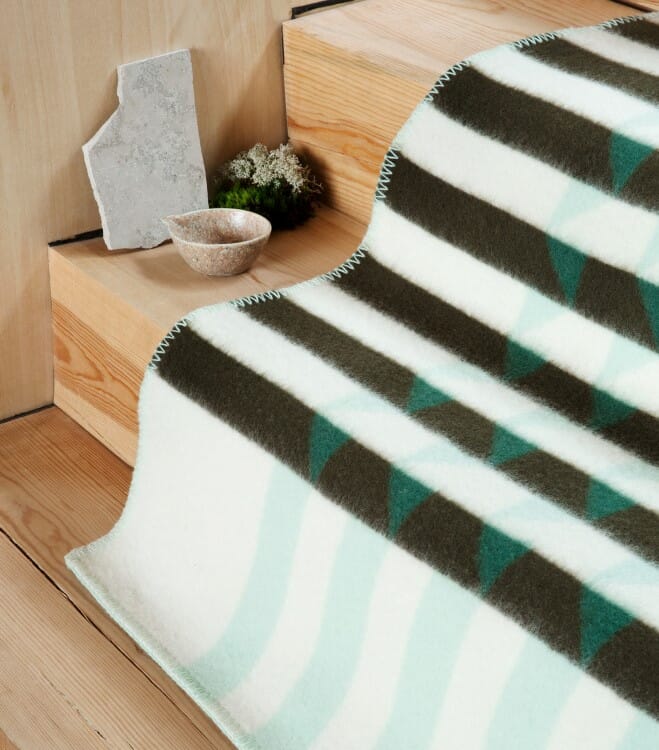 Ullpledd Kvam Green - Bilde 2