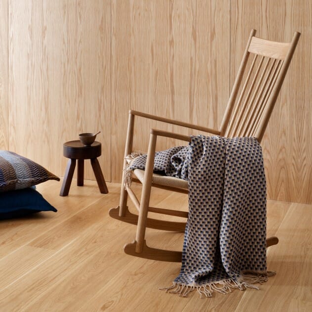 Ullpledd Isak Far Away Blue - Bilde 2