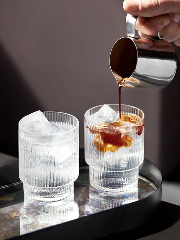 4 stk | Glass Ripple Clear - Bilde 2