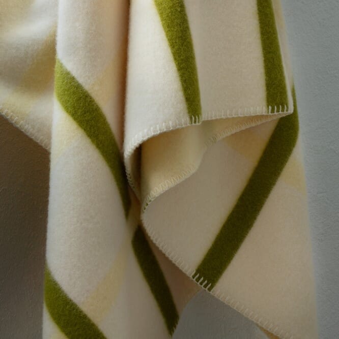 Ullpledd Knut Lime - Bilde 2