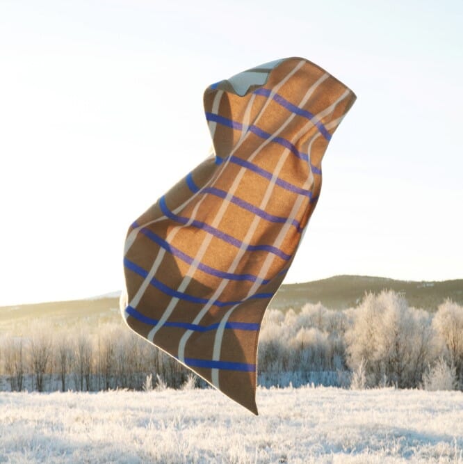 Ullpledd Knut Taupe - Bilde 2