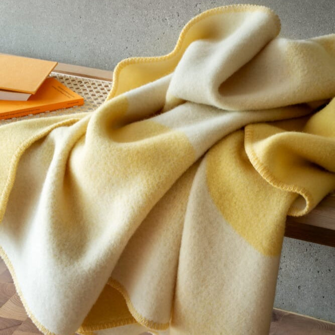 Ullpledd Moon Yellow - Bilde 4