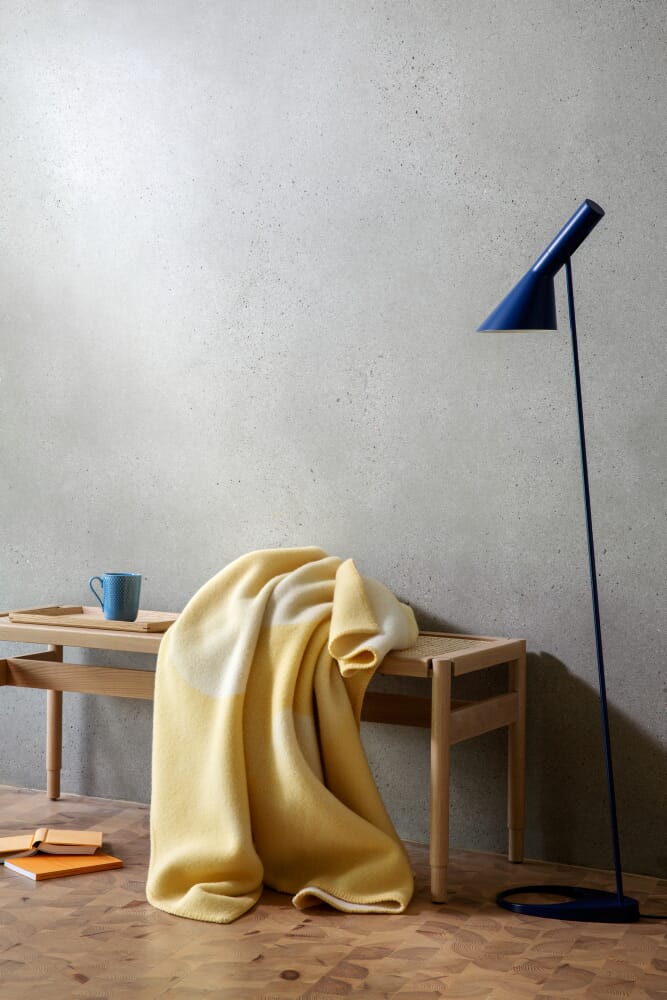 Ullpledd Moon Yellow - Bilde 5