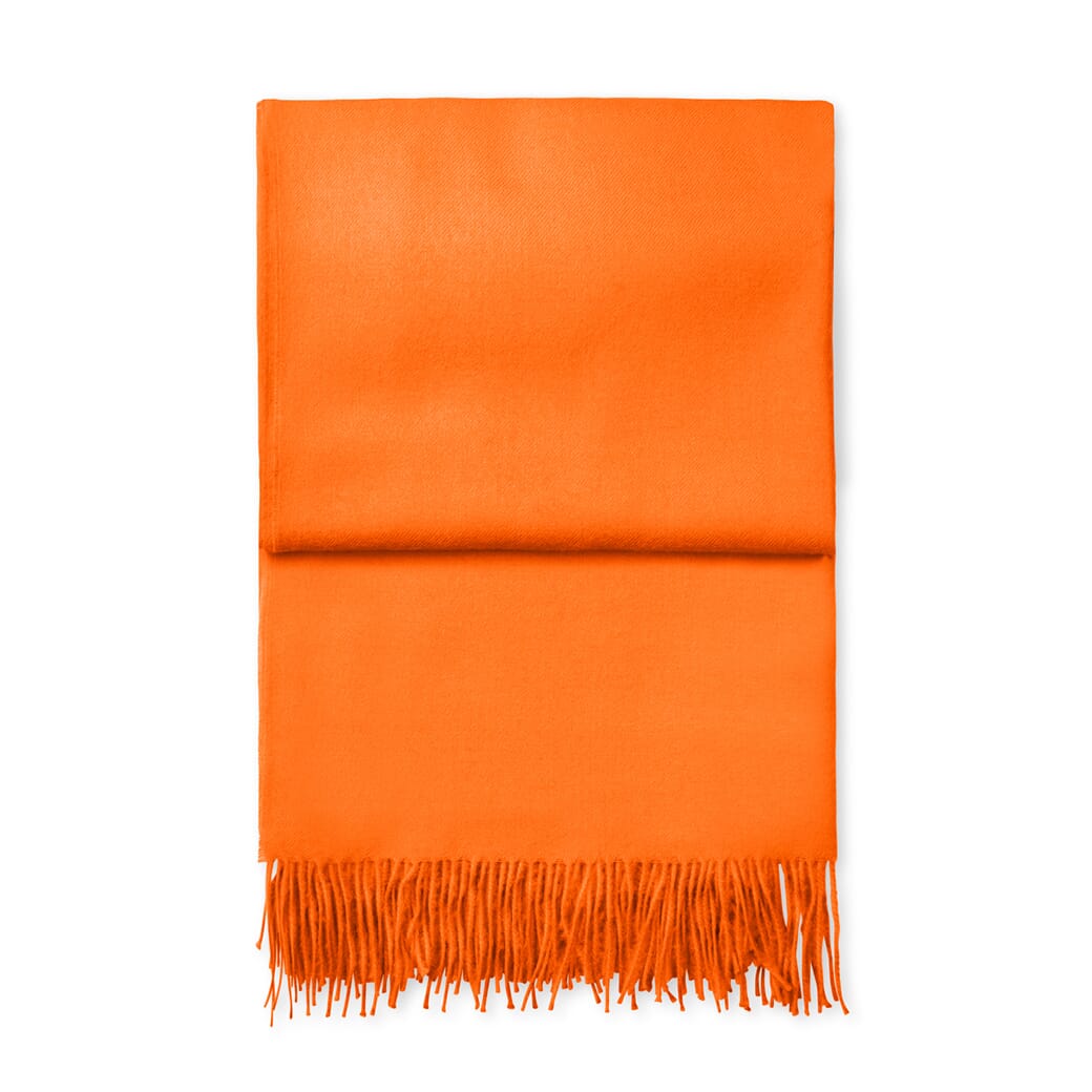 Alpakkapledd  Luxury Orange - Hovedbilde