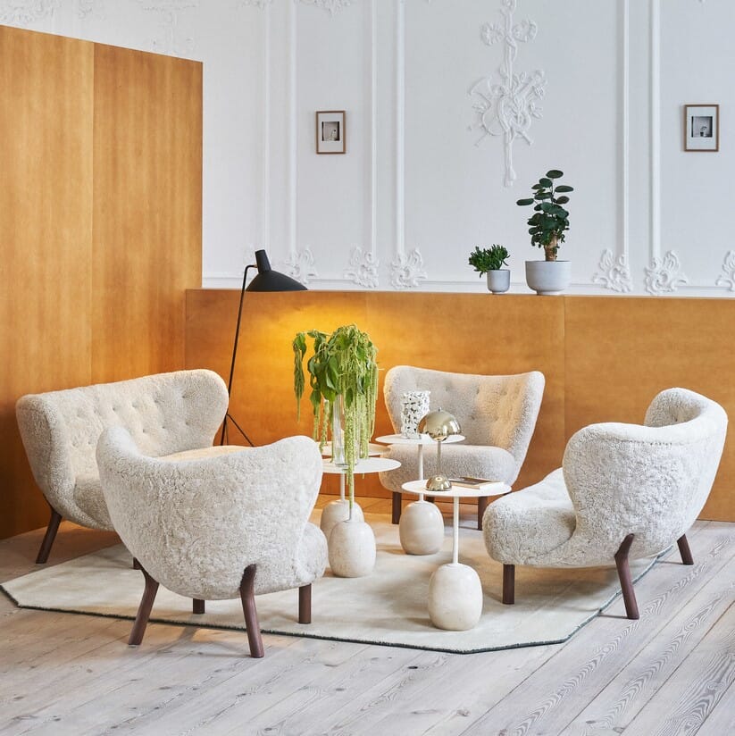 Sofa Lille Petra m/Saueskinn - Bilde 2