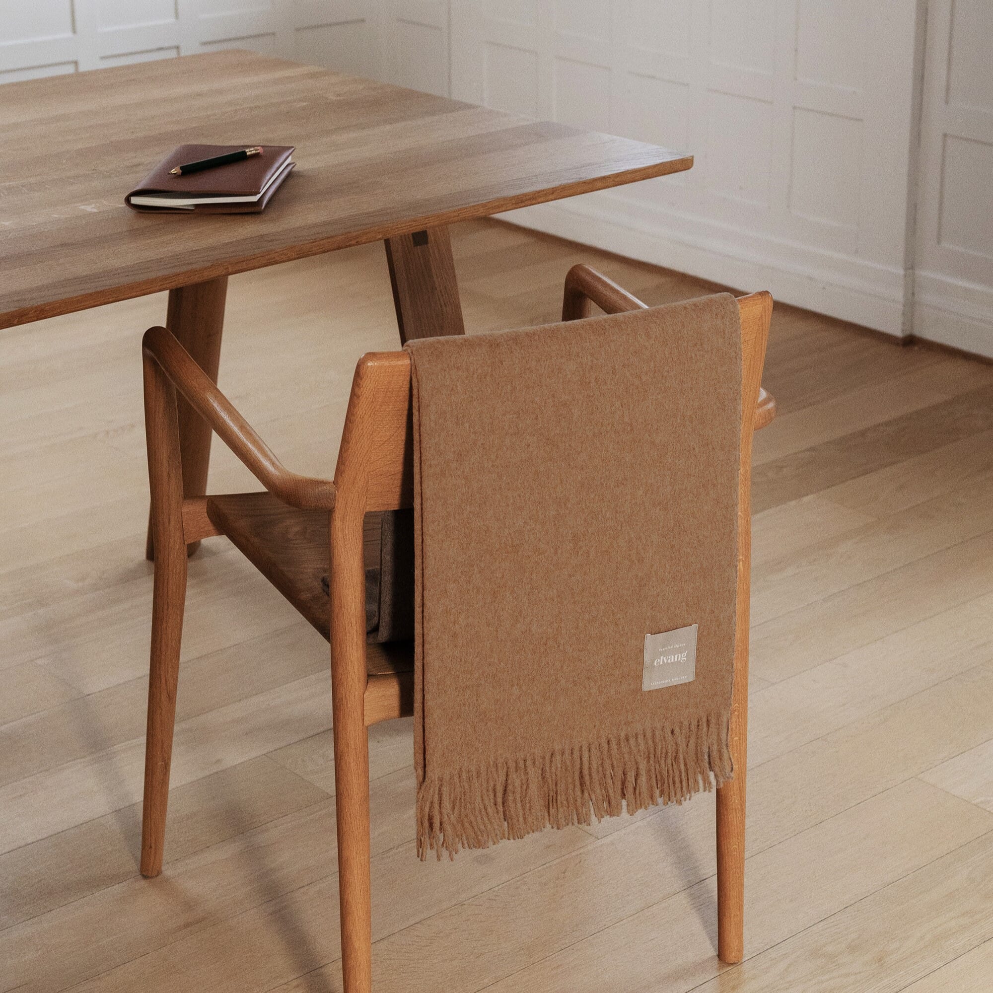 Alpakkapledd  Classic Camel - Bilde 3