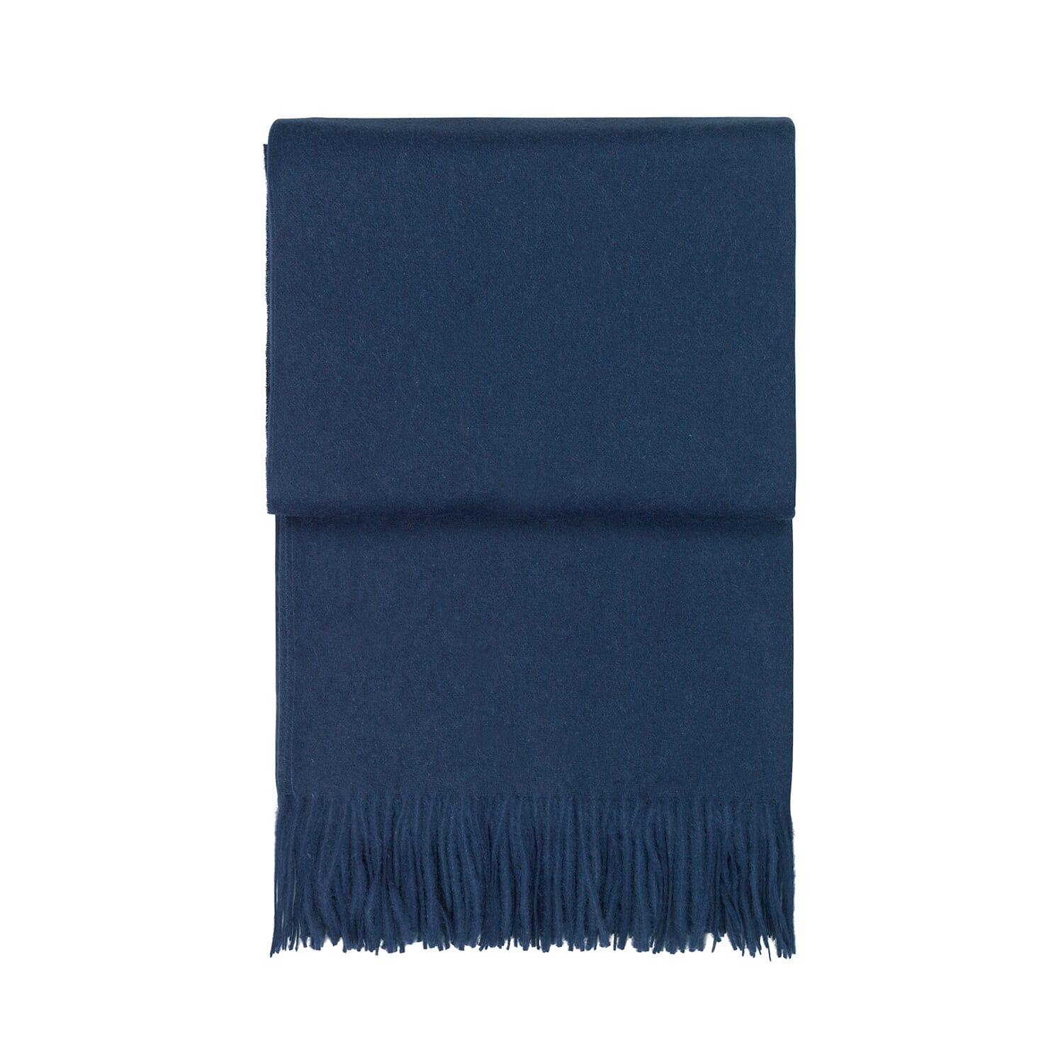 Alpakkapledd Classic Dark Blue - Hovedbilde